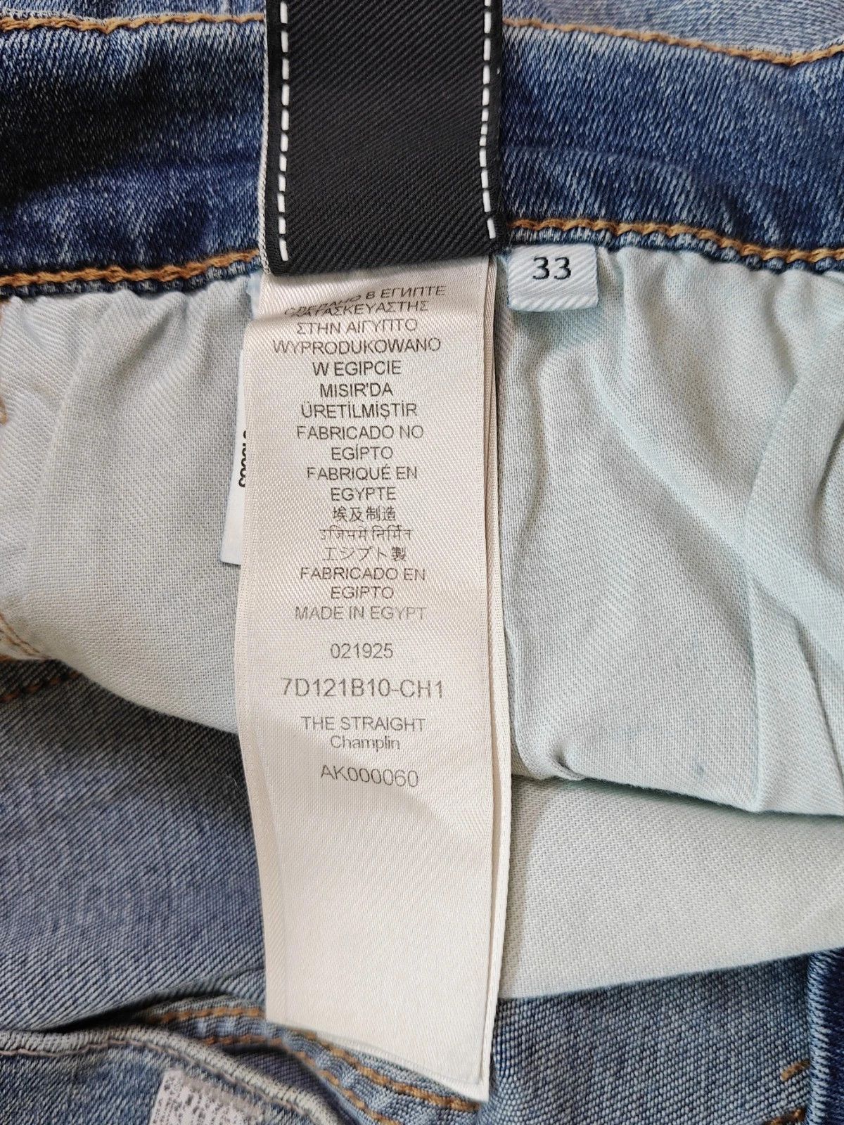 7 For All Mankind 7 For All ManKind The Straight Champlin JEANS T / 6018 Size US 33 - 9 Thumbnail