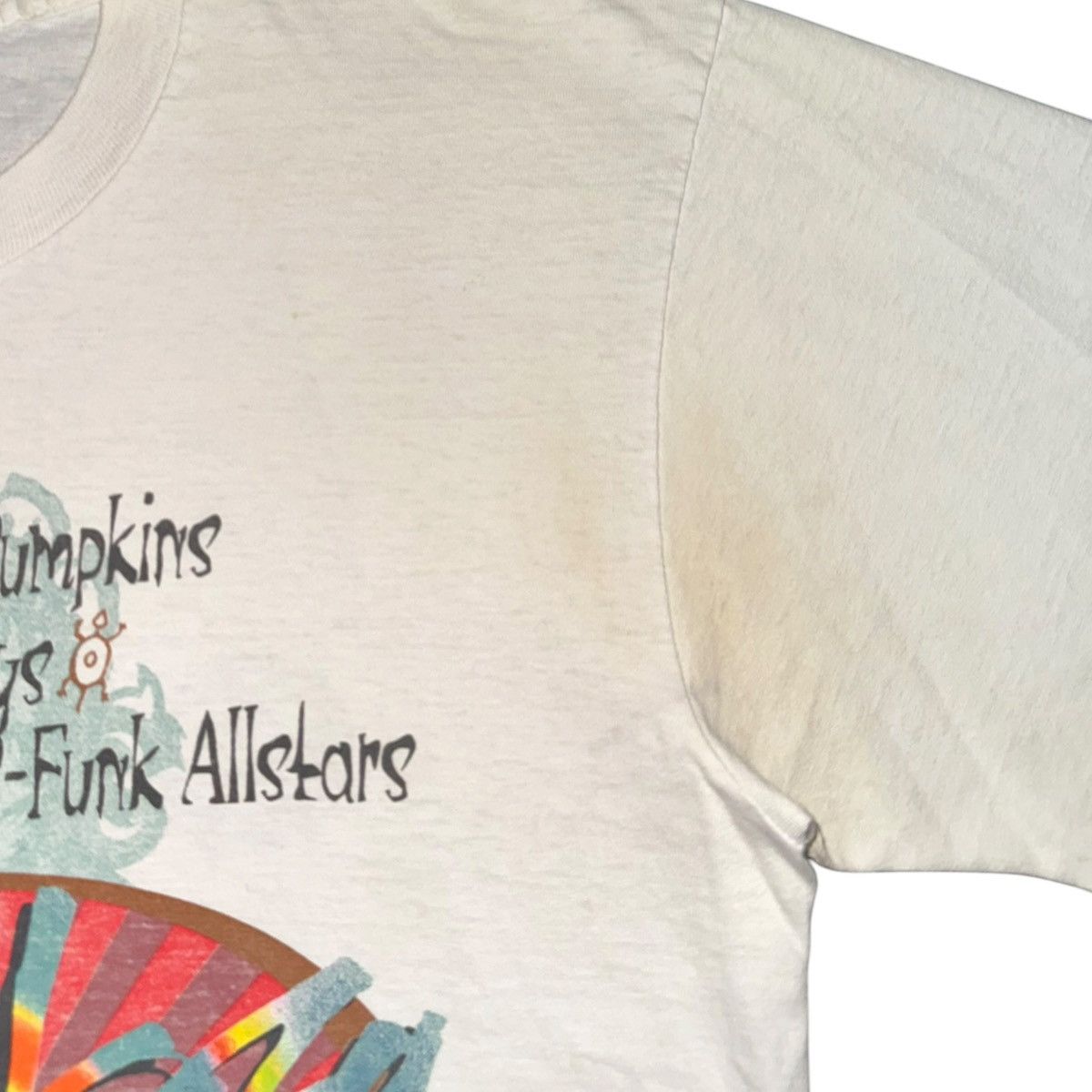 Vintage 1994 Lollapalooza Smashing Pumpkin The Breeders Festival Tee Size US L / EU 52-54 / 3 - 13 Thumbnail