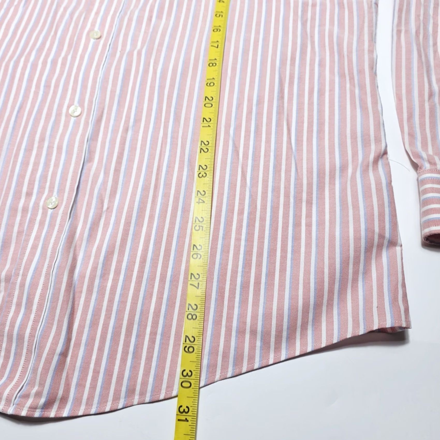 Brooks Brothers Brooks Brothers Regent 1818 Shirt XL Pink Cotton Striped Non Iron Button Up Men Size US XL / EU 56 / 4 - 6 Thumbnail