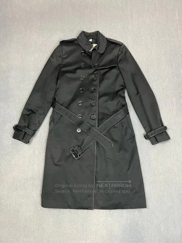 Burberry Burberry Women's Black Cotton Trench Coat XS. Size XS / US 0-2 / IT 36-38 - 1 Thumbnail