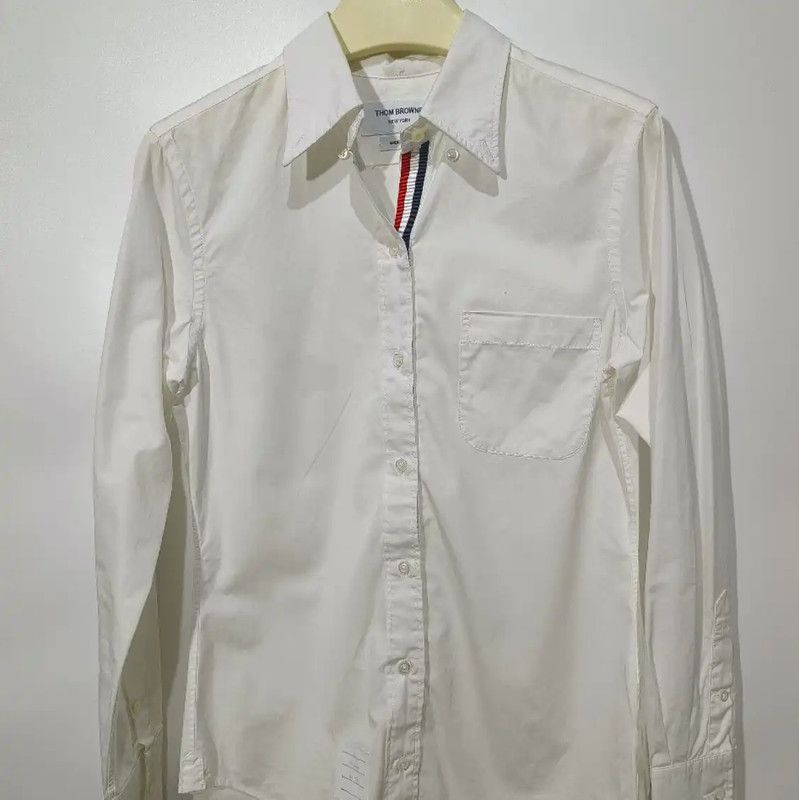 Thom Browne White Cotton Women's Shirt 0089