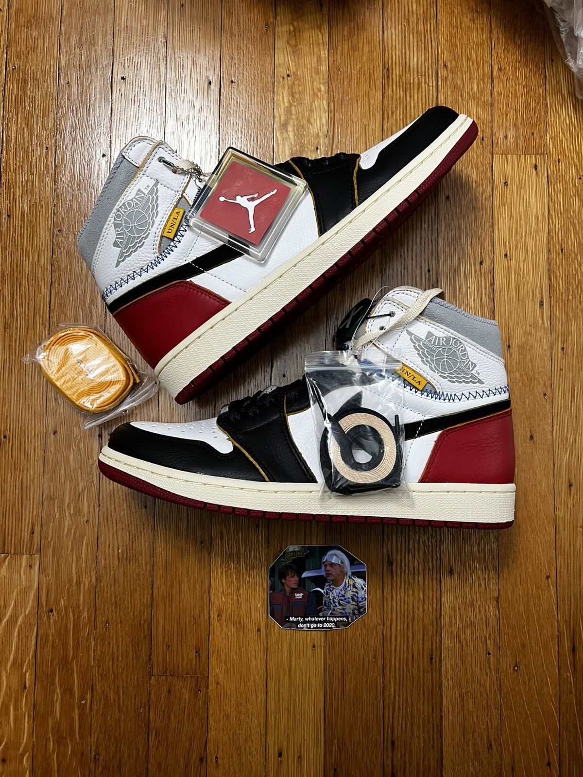 Jordan Brand × Union LA Jordan 1 Retro High Union Los Angeles Black Toe Size US 10 / EU 43 - 1 Thumbnail