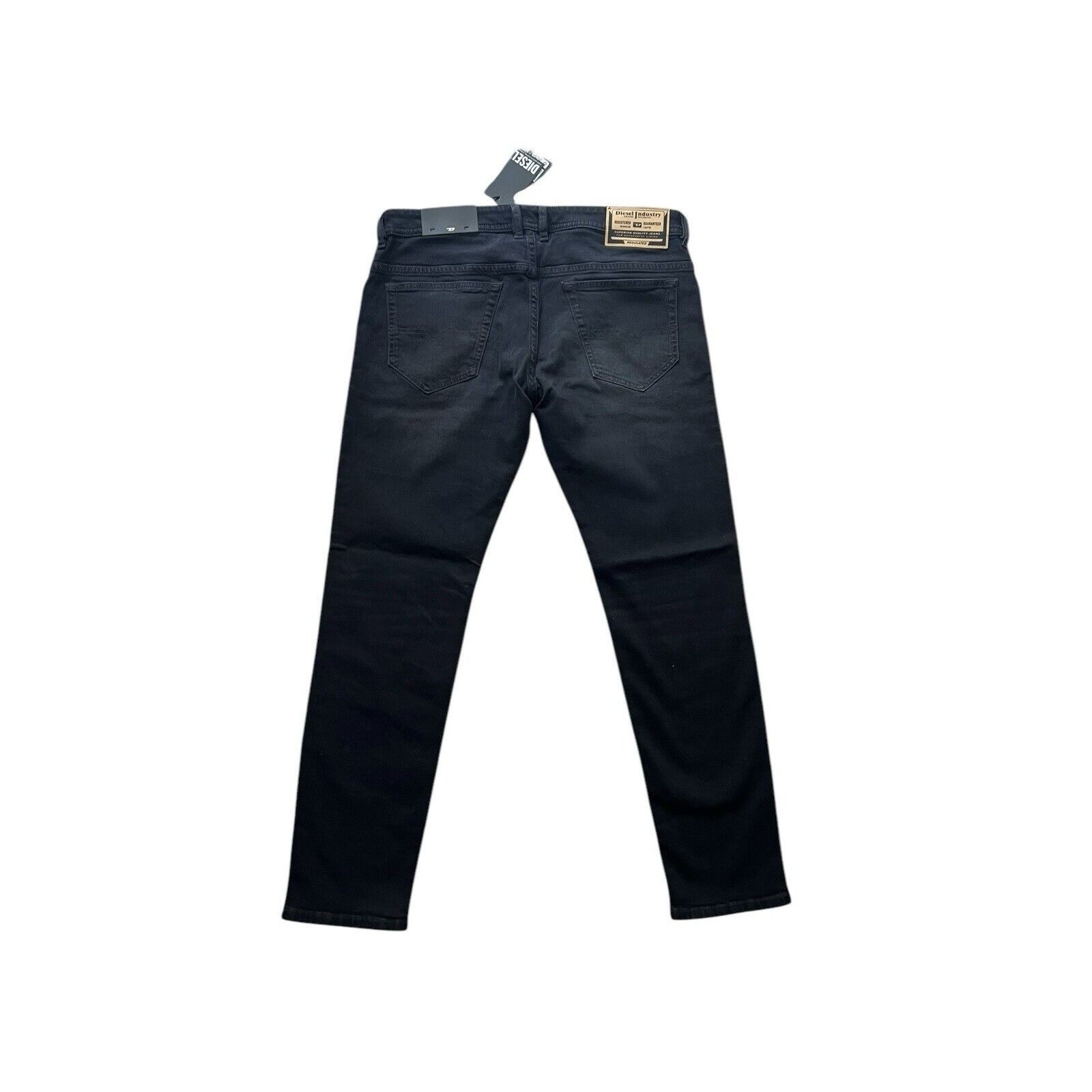 Diesel Diesel Mens Thommer Slim Fit Jeans RM064 Black Size 34/30 Size US 34 / EU 50 - 4 Thumbnail