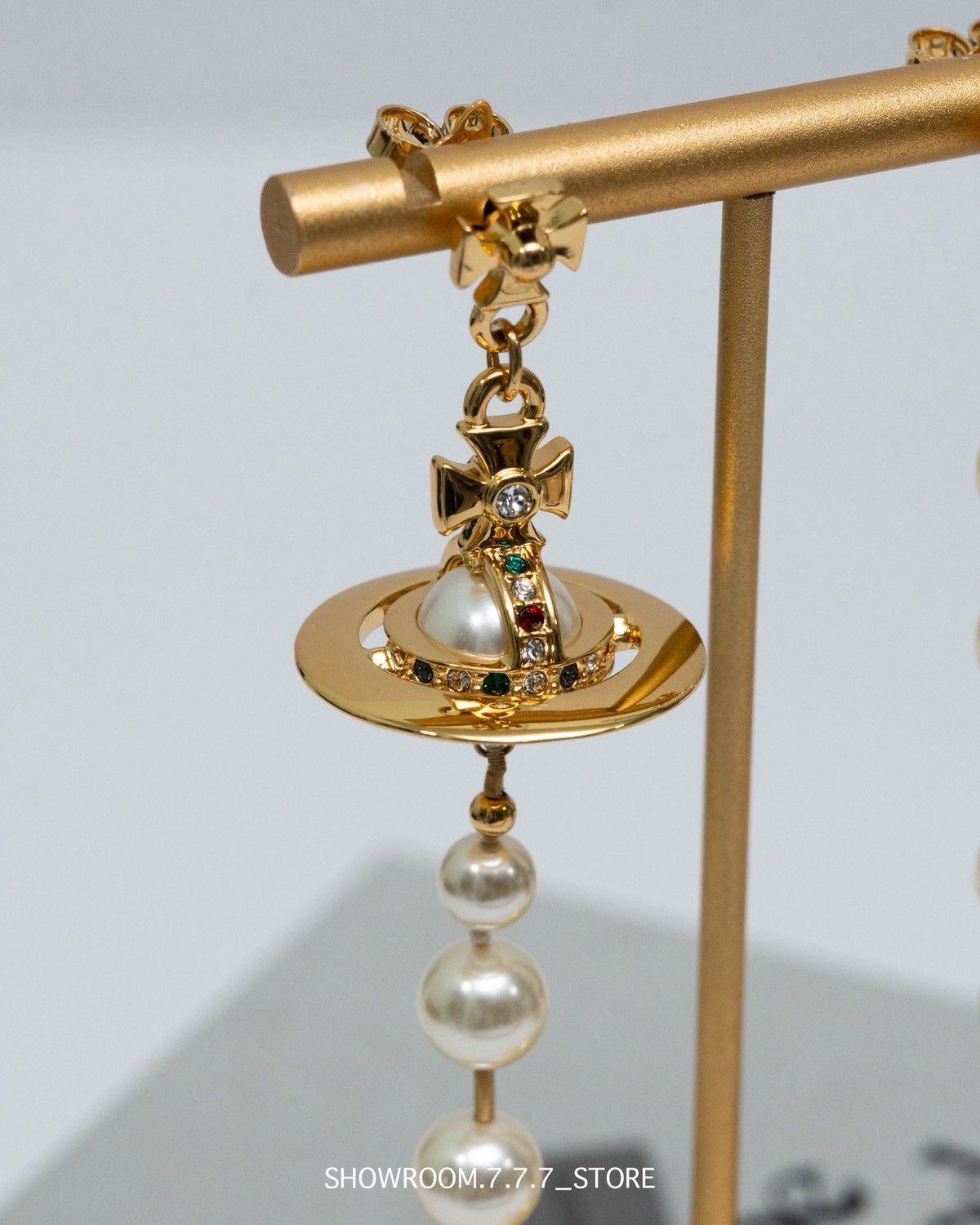 Vivienne Westwood Vivienne Westwood Broken Pearl Earrings Size ONE SIZE - 5 Thumbnail