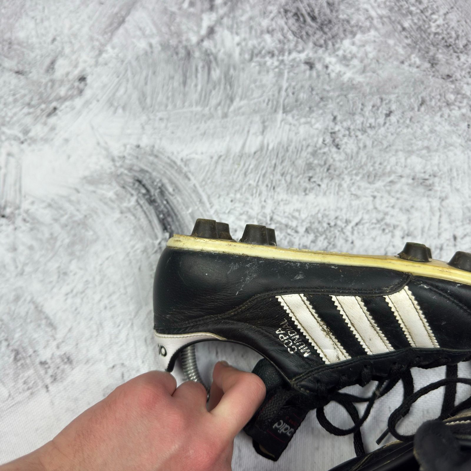 Adidas Adidas Copa Mundial 015110 Men's Black White Soccer Cleats 7 Size US 7 / EU 40 - 8 Thumbnail