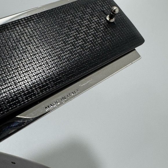 Givenchy Givenchy 30mm Reversible 2G Small Buckle Belt Black Silver M Size 40 - 4 Thumbnail