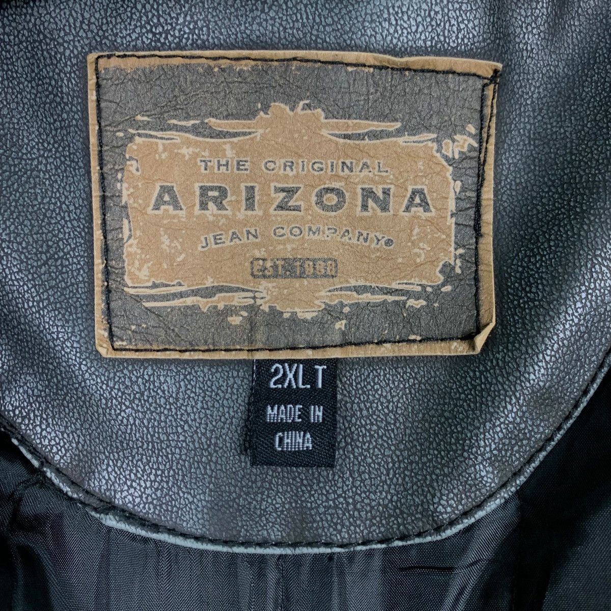 Arizona Jean Co. ARIZONA Leather Jacket #0142-C8 Size US XXL / EU 58 / 5 - 17 Thumbnail