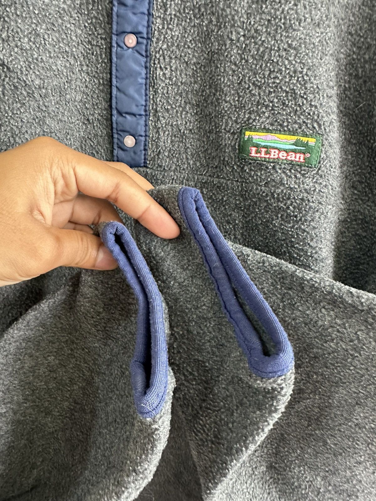 L.L. Bean Vintage LL Bean Fleece Wool Sweater Jacket Made in USA Size US XL / EU 56 / 4 - 3 Thumbnail
