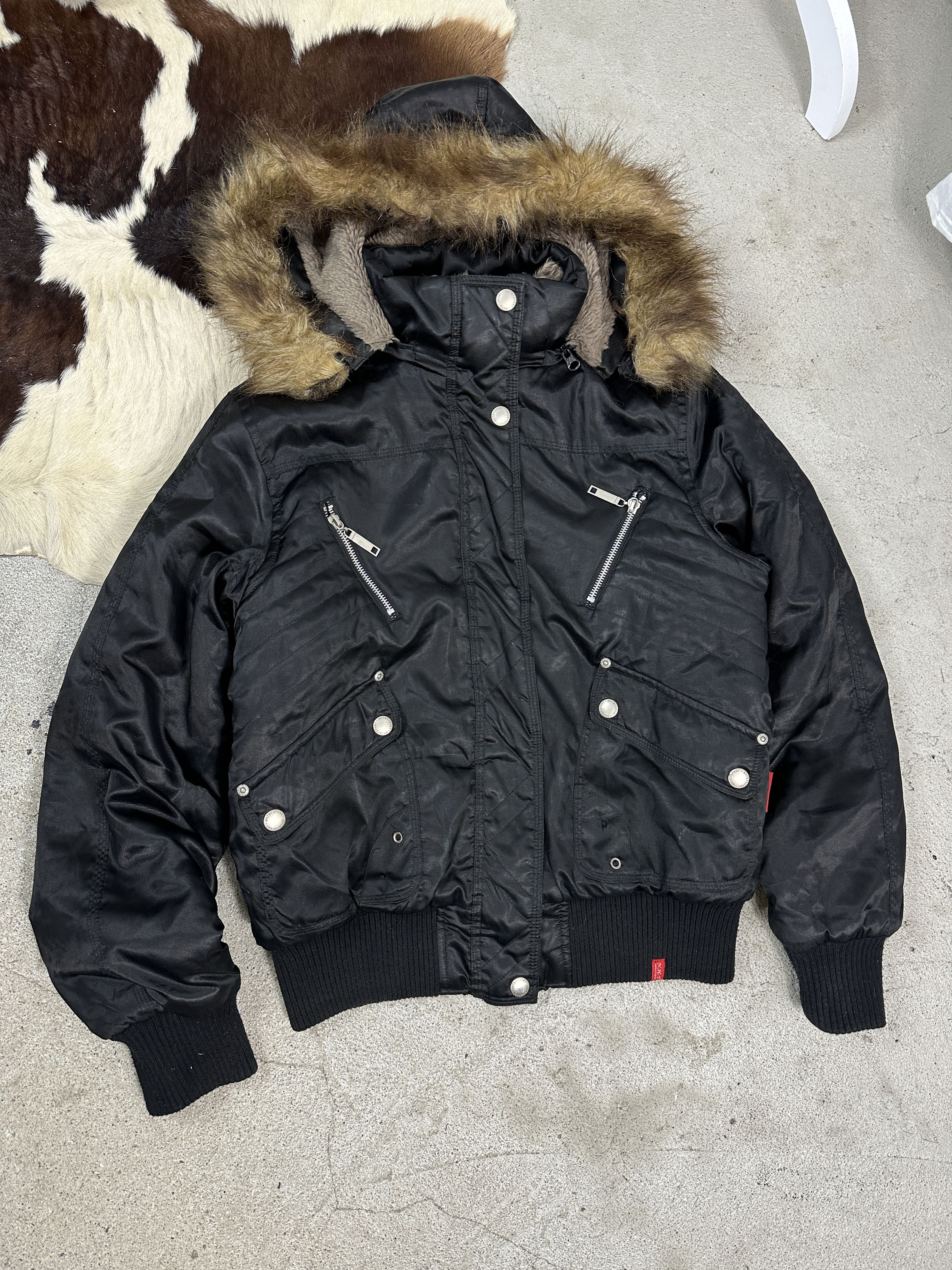 Vintage Vintage Y2K Bomber Jacket Size M / US 6-8 / IT 42-44 - 1 Thumbnail