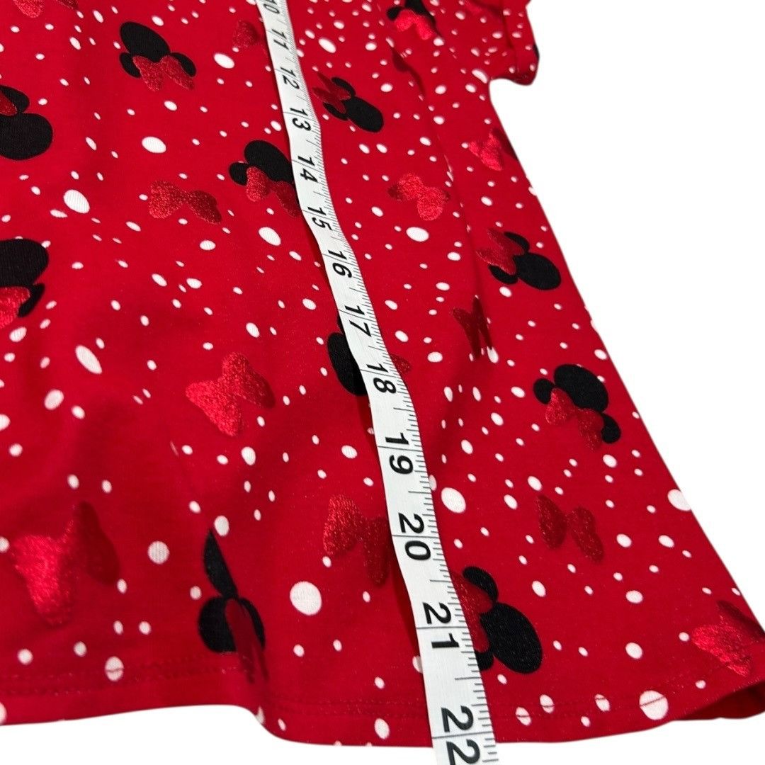 Disney NWOT Disney Parks Minnie Mouse Red Polka Dot Tie Front - Shi Size M / US 6-8 / IT 42-44 - 7 Thumbnail