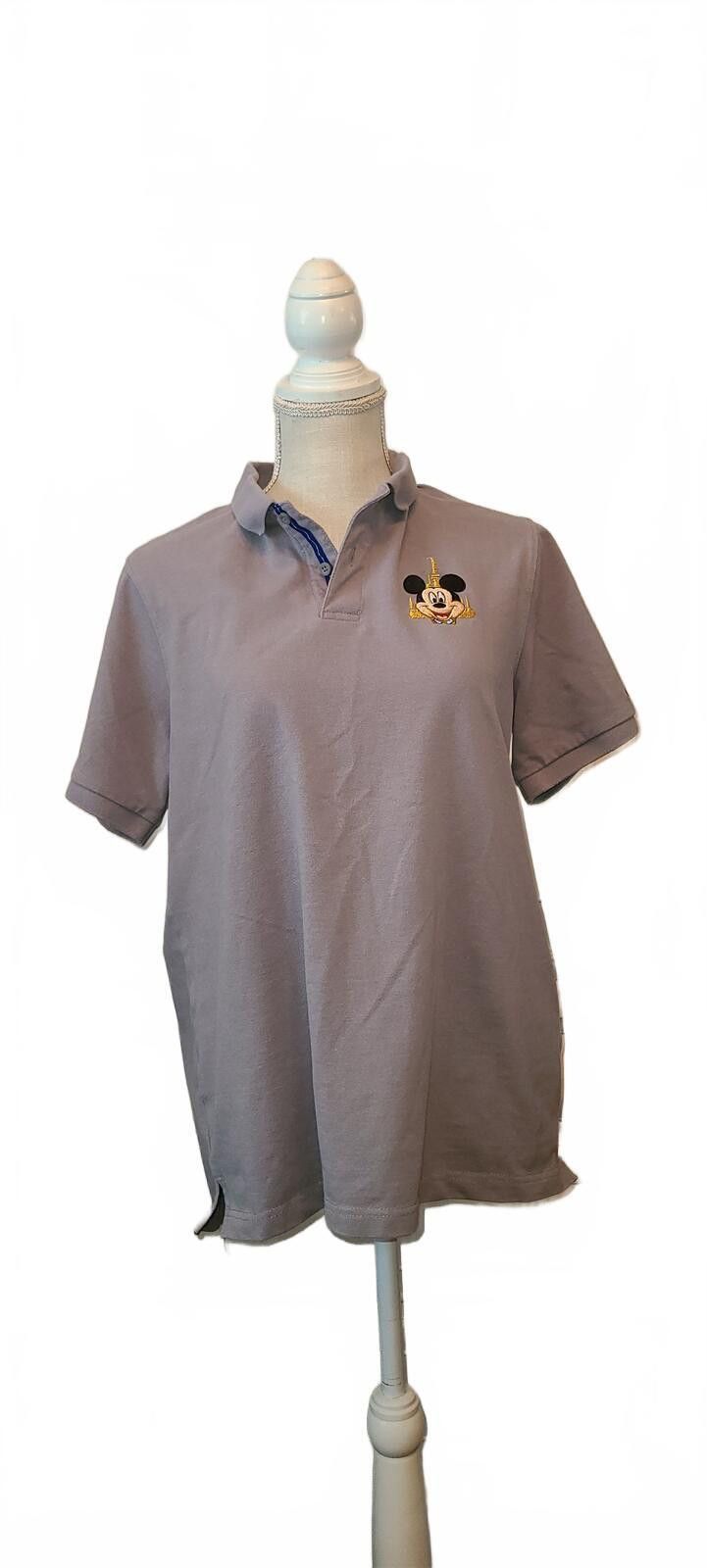 Disney Disney 50th Anniversary Classic Fit Polo Shirt Gray Size 2XL Size ONE SIZE - 1 Thumbnail