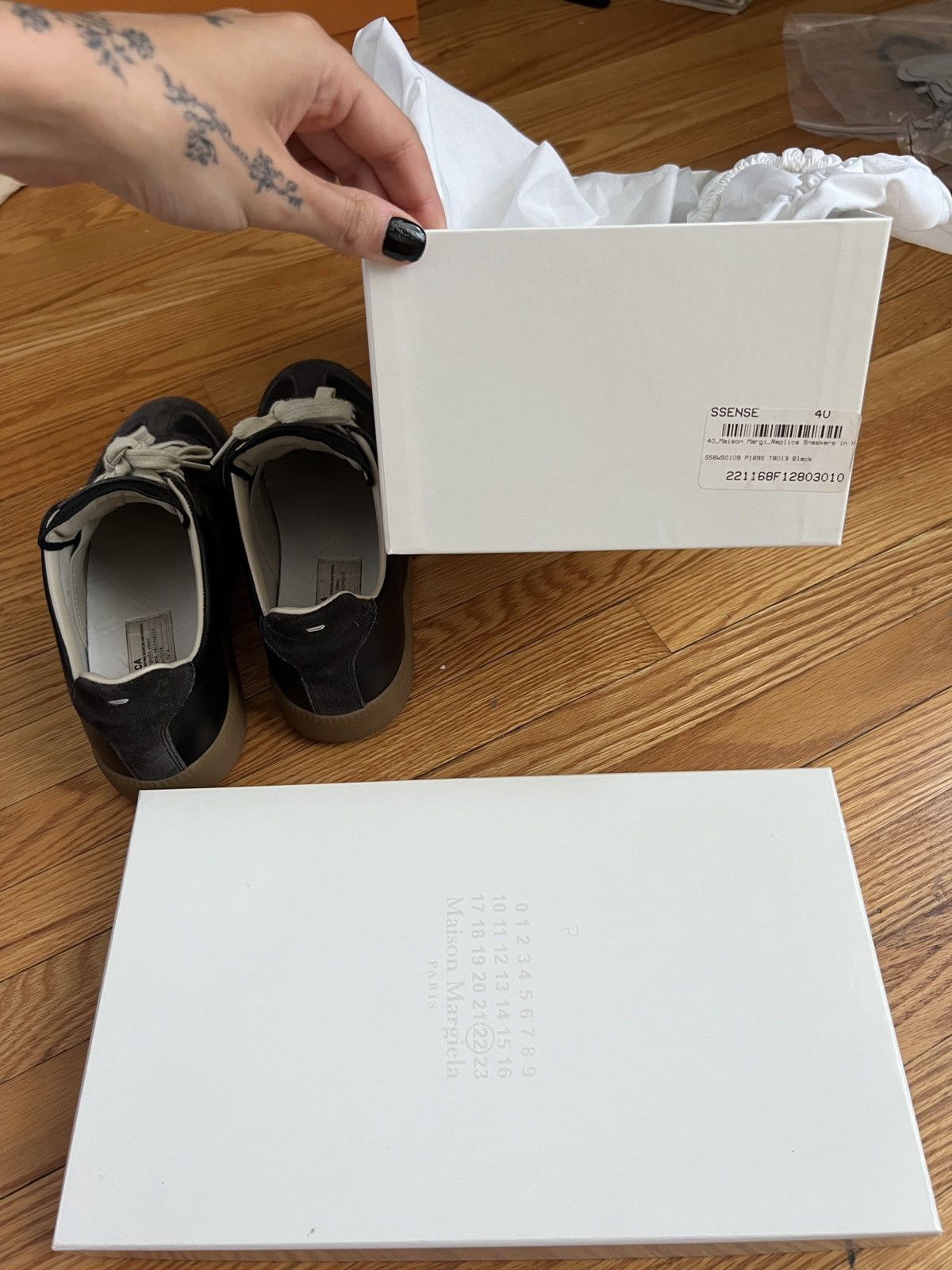 Maison Margiela Maison Margiela Replica Sneakers dark brown Size US 10 / IT 40 - 12 Thumbnail