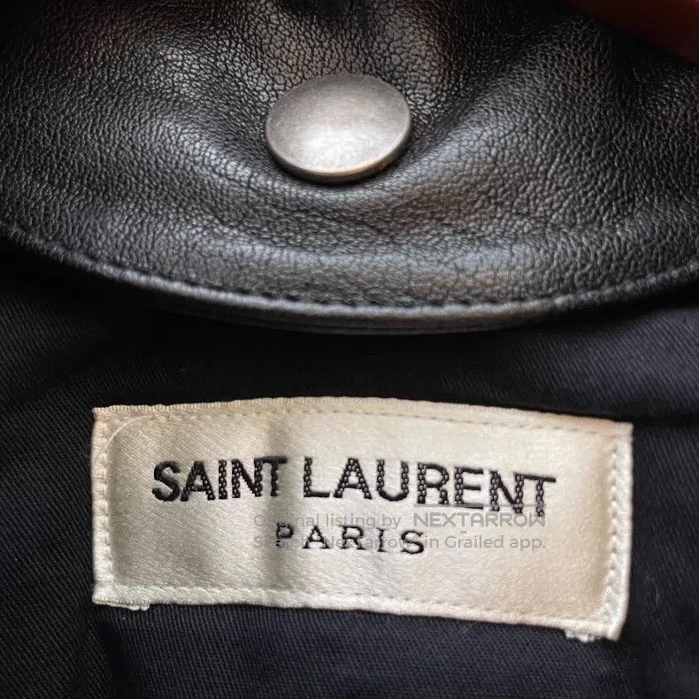 Saint Laurent Paris Saint Laurent Paris Black Corduroy Sheepskin Collar Jacket Size XS / US 0-2 / IT 36-38 - 4 Thumbnail