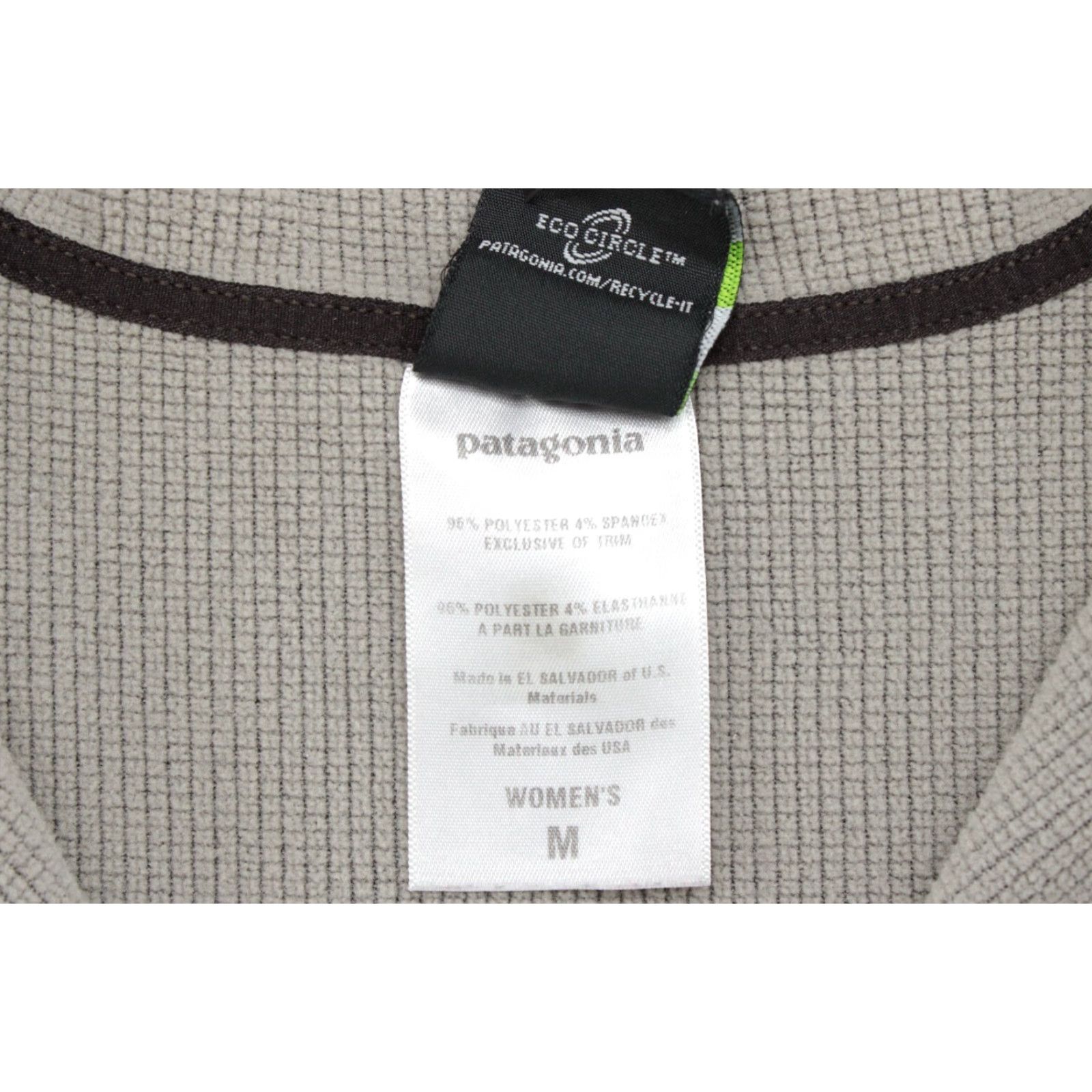 Patagonia Patagonia Capilene Pullover Womens Medium Gray 1/4 Zip Performance Baselayer L/S Size M / US 6-8 / IT 42-44 - 5 Thumbnail