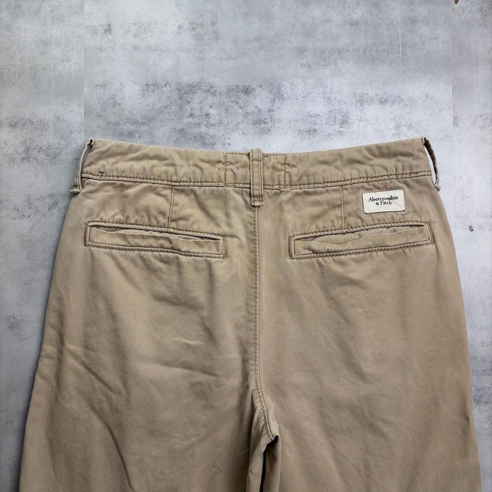 Abercrombie & Fitch Y2K Beige Abercrombie & Fitch Grunge Skater Shorts Size US 28 / EU 44 - 3 Thumbnail