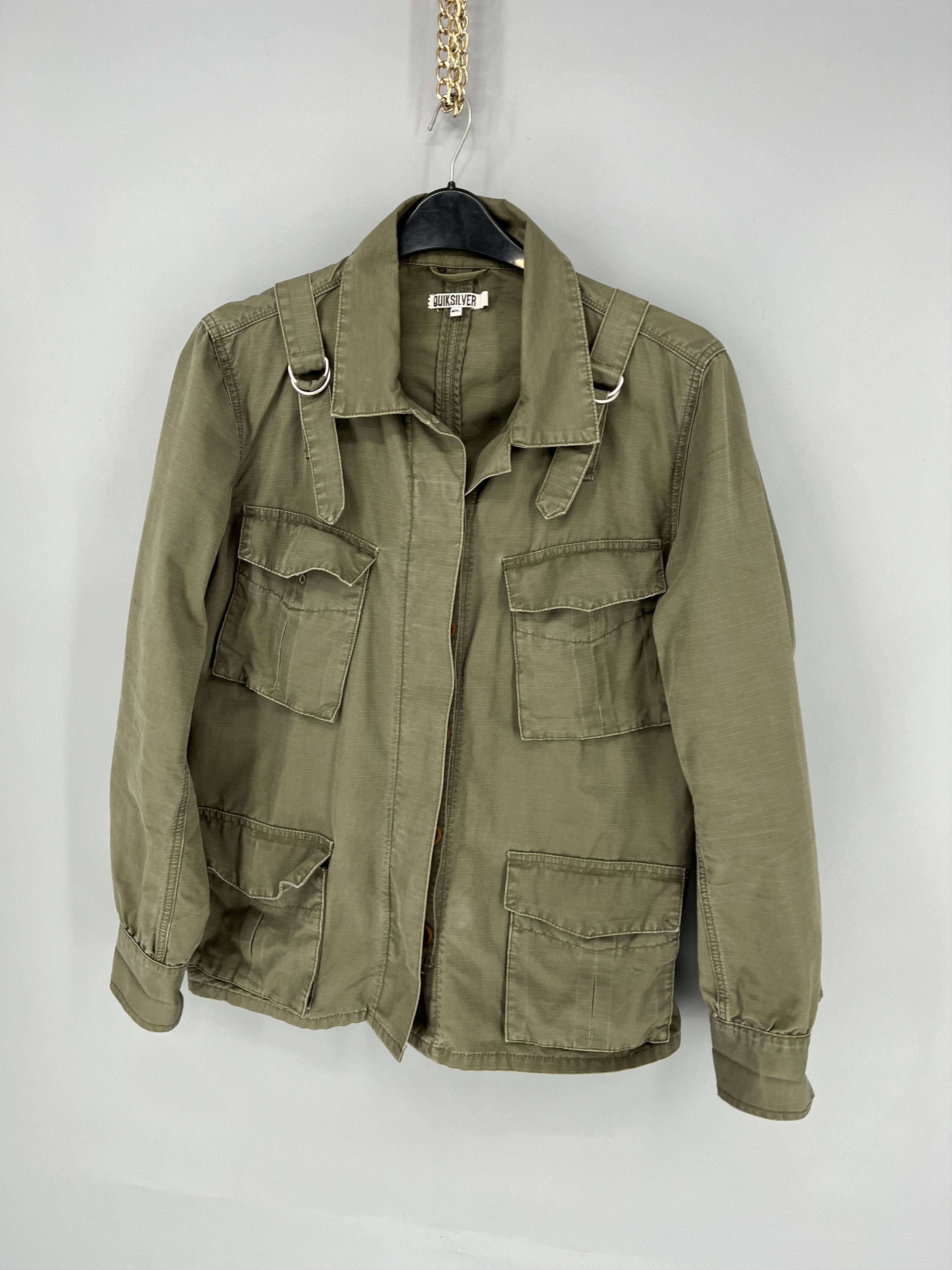 Quiksilver Vintage RARE Quiksilver Military Buttons Up Size US L / EU 52-54 / 3 - 3 Thumbnail