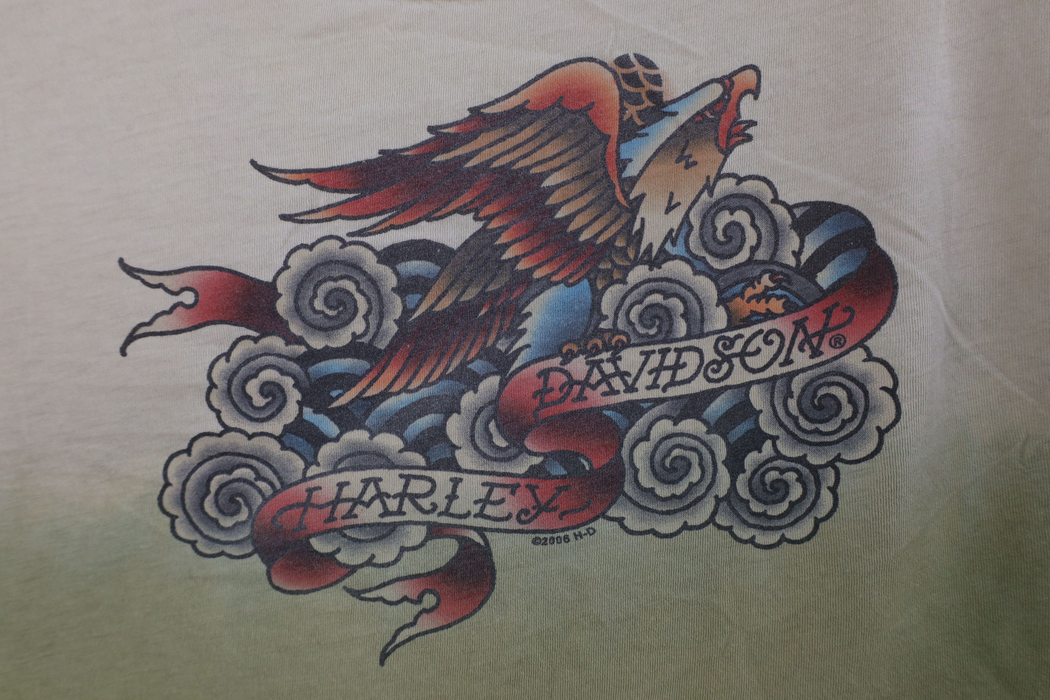 Harley Davidson × Vintage Vintage tg Y2K Harley Davidson Eagle Tank Top T-Shirt USA Size XL / US 12-14 / IT 48-50 - 4 Thumbnail