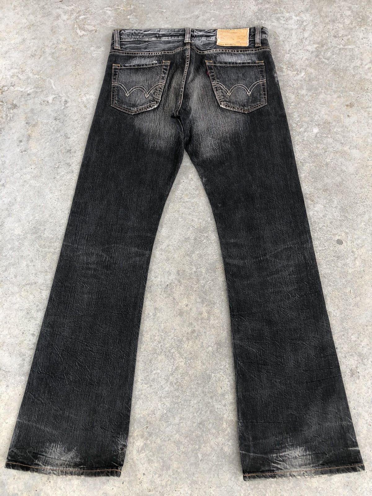 Edwin Japanese Edwin Flared Jeans Distressed Jeans 511 Size US 33 - 2 Thumbnail