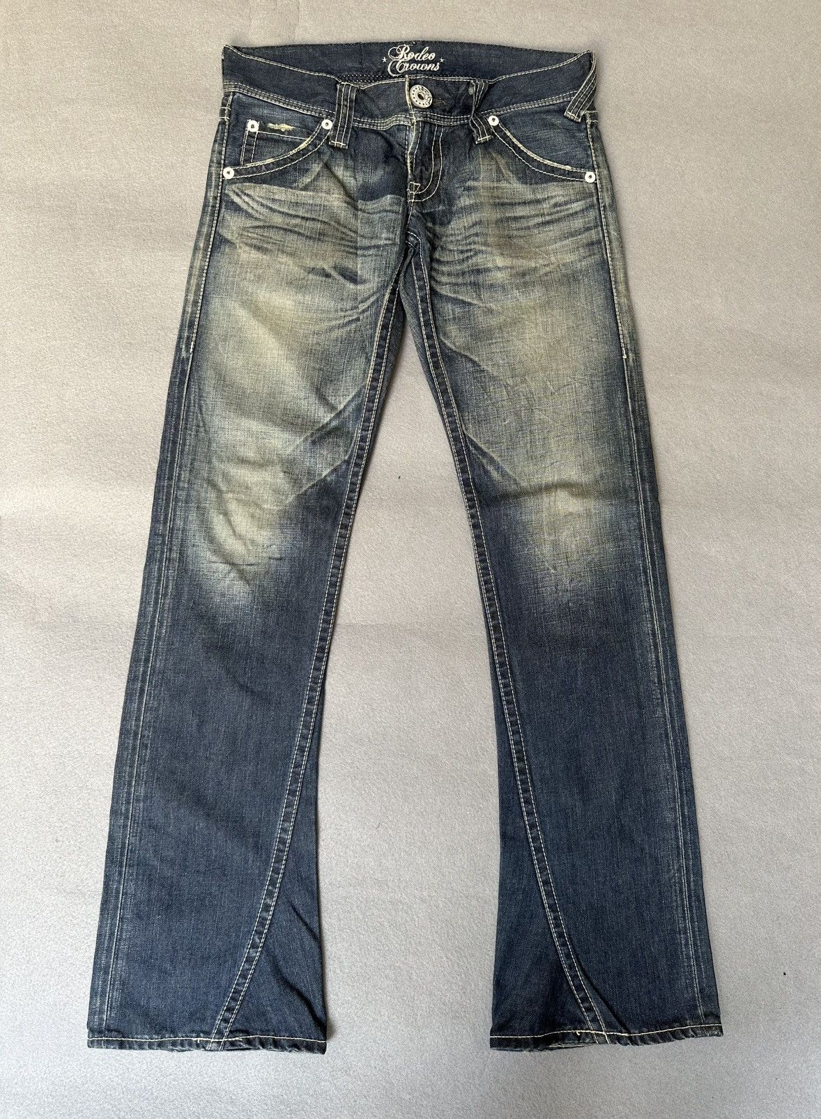 Japanese Brand FLARE Rodeo Crown Japan Low Rise Denim Size US 30 / EU 46 - 1 Thumbnail