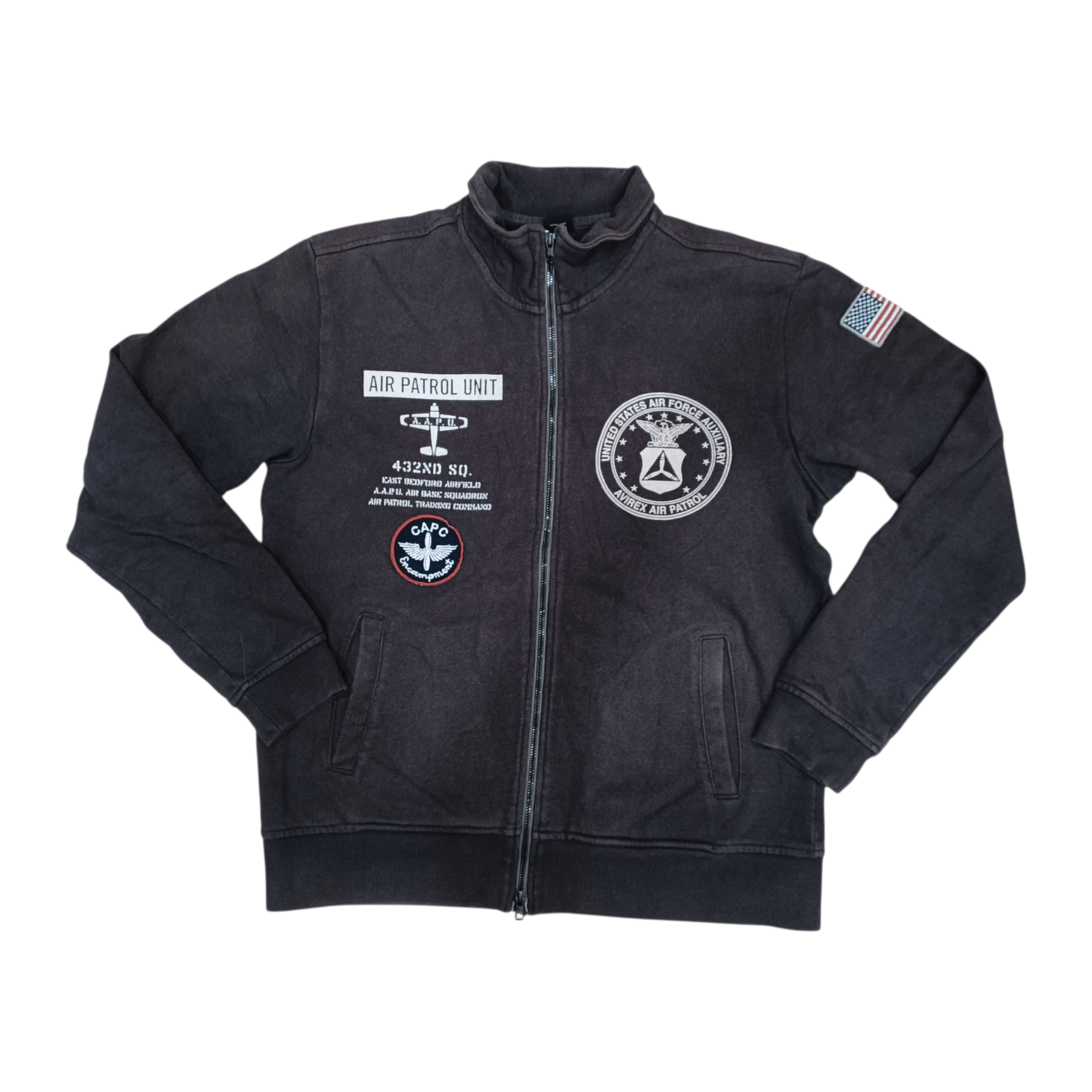 Avirex Vintage United States Air Force Avirex Air Patrol Zip Up Size US XL / EU 56 / 4 - 1 Thumbnail