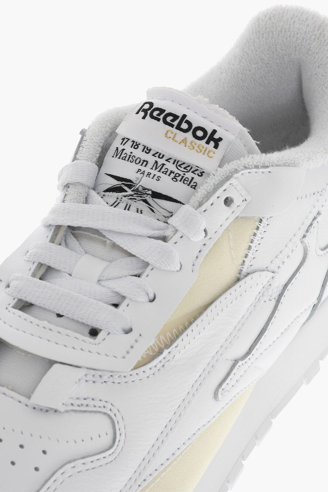Maison Margiela × Reebok og1mm1224 Unisex Eco-Leather Sneakers in White Size US 6.5 / IT 36.5 - 4 Thumbnail