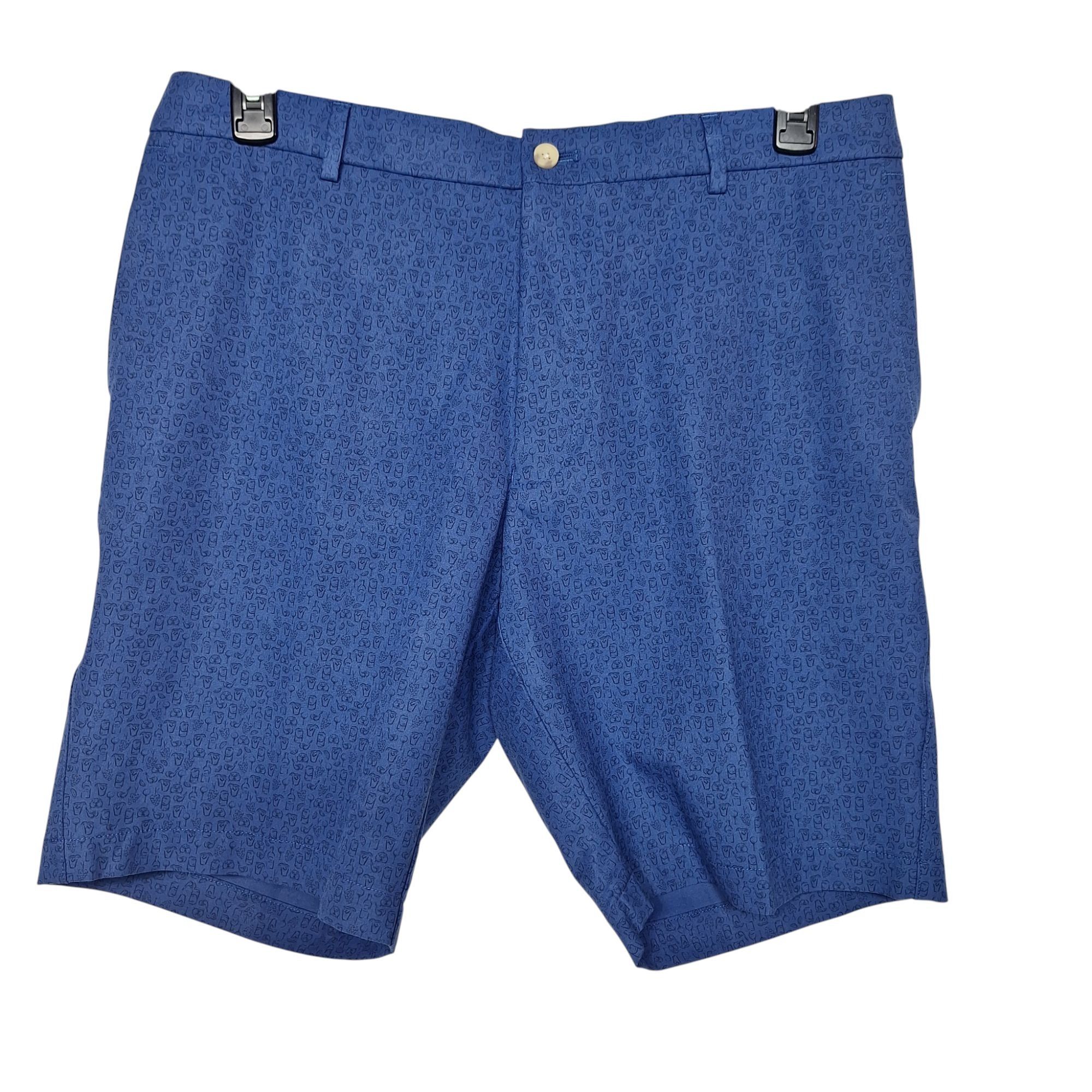 Peter Millar Men's Performance Golf Shorts Navy Cocktail Pri