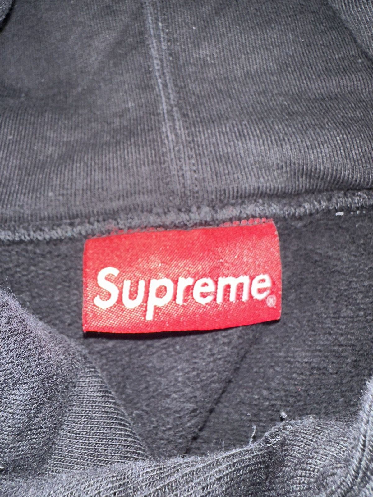 Supreme SUPREME TEXT RIB HOODED SWEATSHIRT Size US XL / EU 56 / 4 - 3 Thumbnail