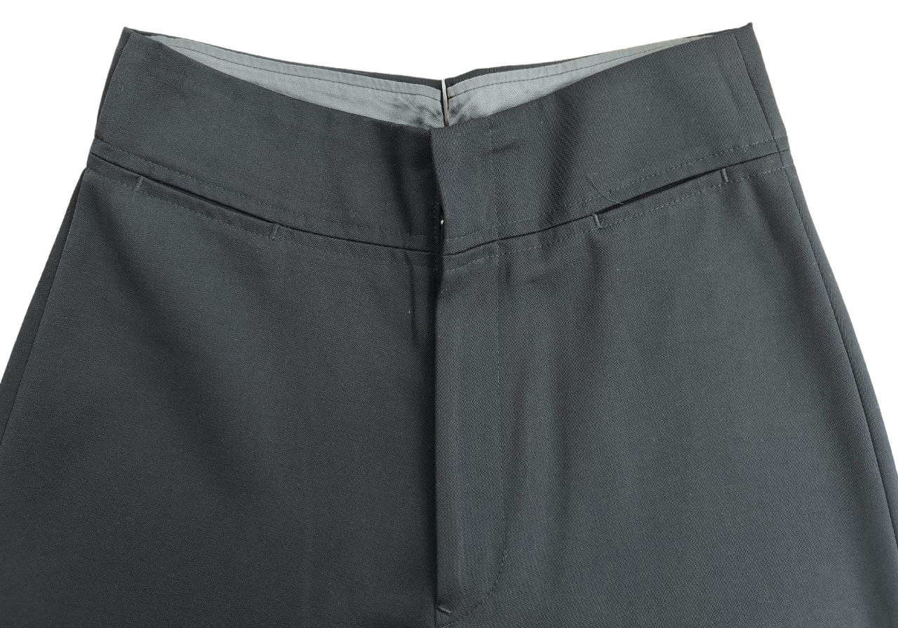 Yohji Yamamoto Yohji Yamamoto / Noir Black Slack Pant Size 27" / US 4 / IT 40 - 8 Thumbnail