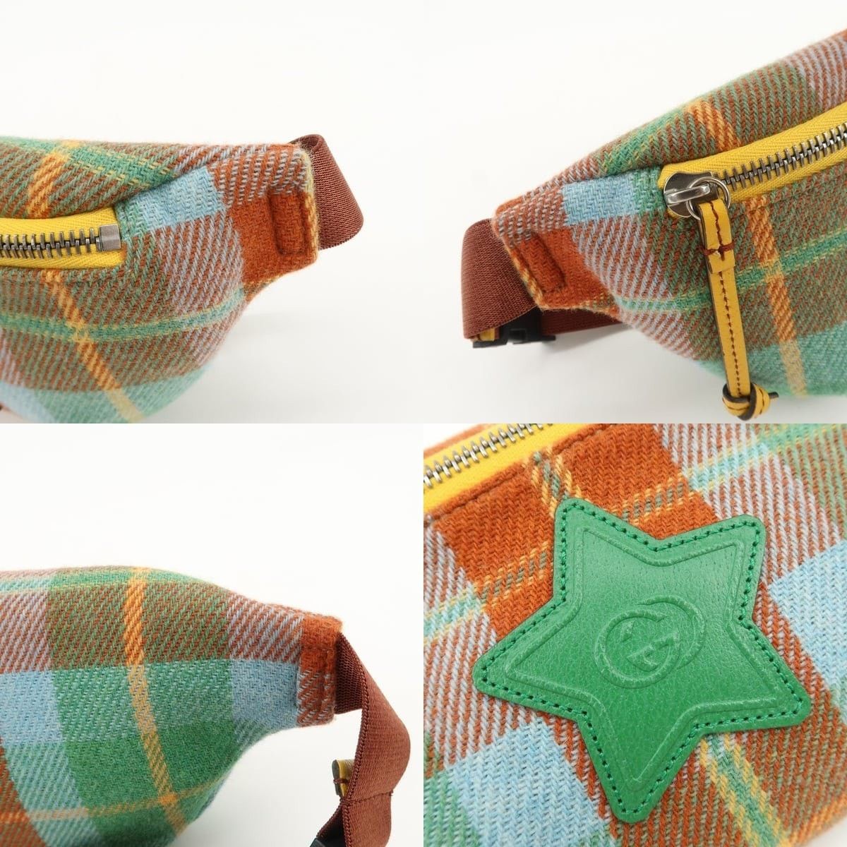 Gucci Gucci Children's Wool Leather Belt Bag Multicolor Size ONE SIZE - 6 Thumbnail