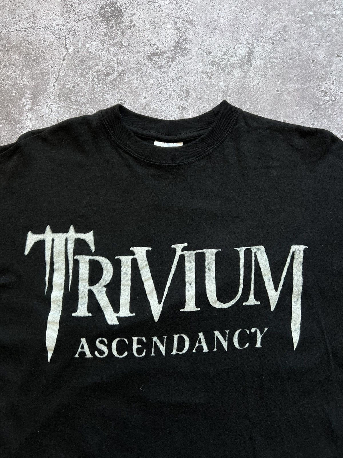 Band Tees × Vintage Vintage 2006 Trivium Ascendancy Tour Metal Band T-shirt Size US L / EU 52-54 / 3 - 4 Thumbnail