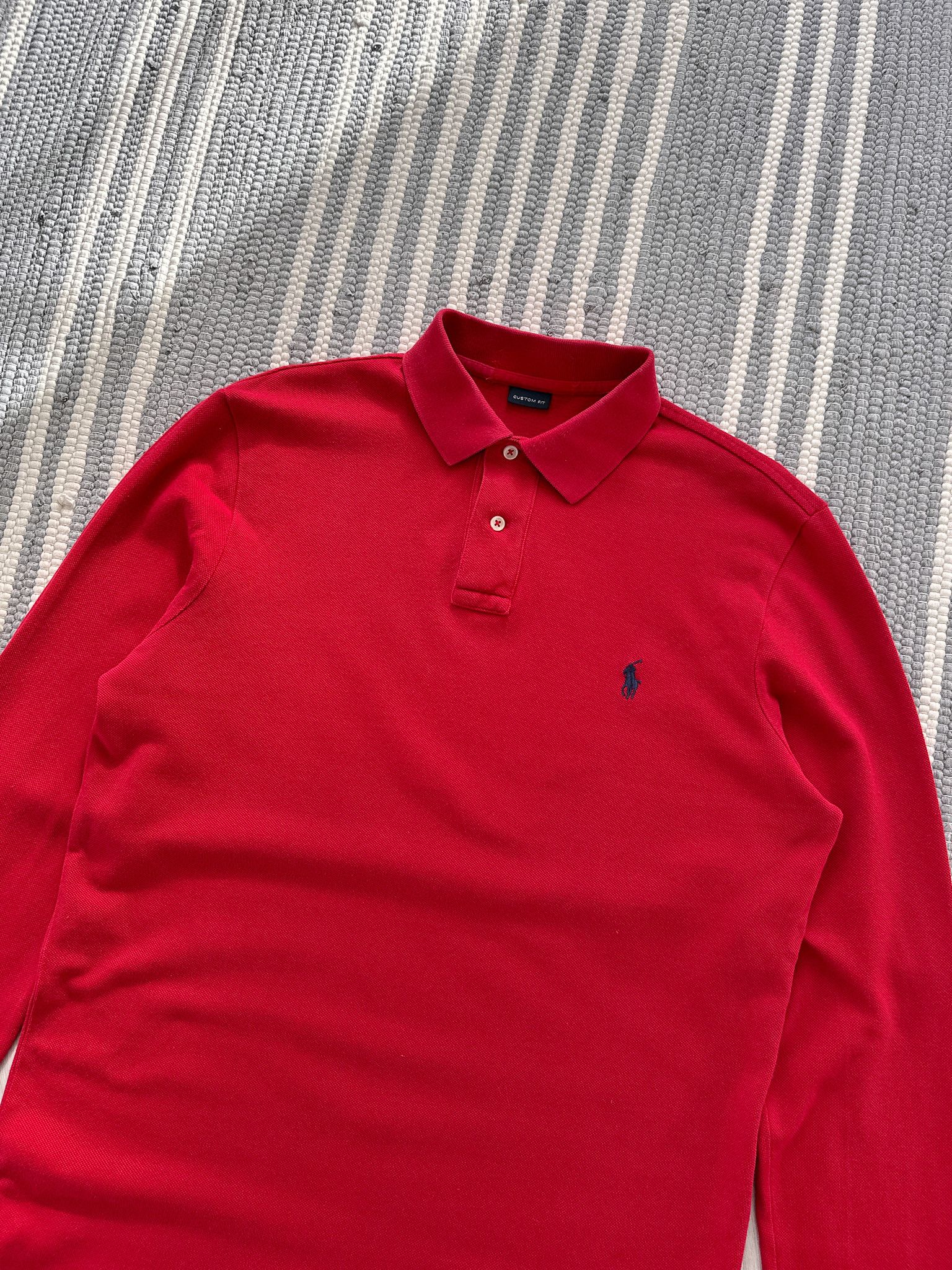 Polo Ralph Lauren Vintage Ralph Lauren Longsleeve Rugby Polo Shirt Size US M / EU 48-50 / 2 - 2 Thumbnail
