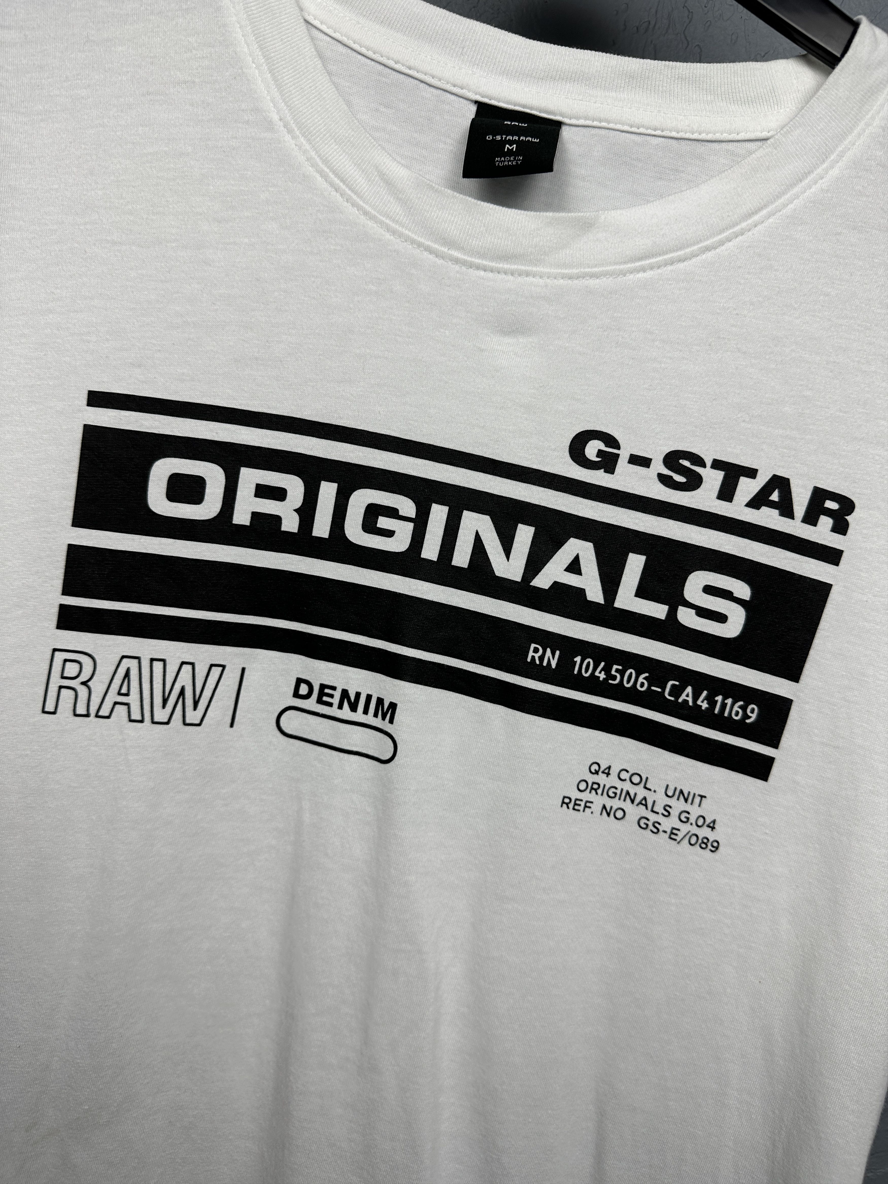 G-Star × Vintage G Star Raw Mens Originals T-Shirt Tee Y2K Size US M / EU 48-50 / 2 - 3 Thumbnail