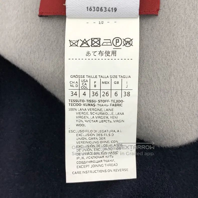 Max Mara Max Mara Blue Grey Cashmere Lapel Double-faced Wear Coat J Size S / US 4 / IT 40 - 9 Thumbnail