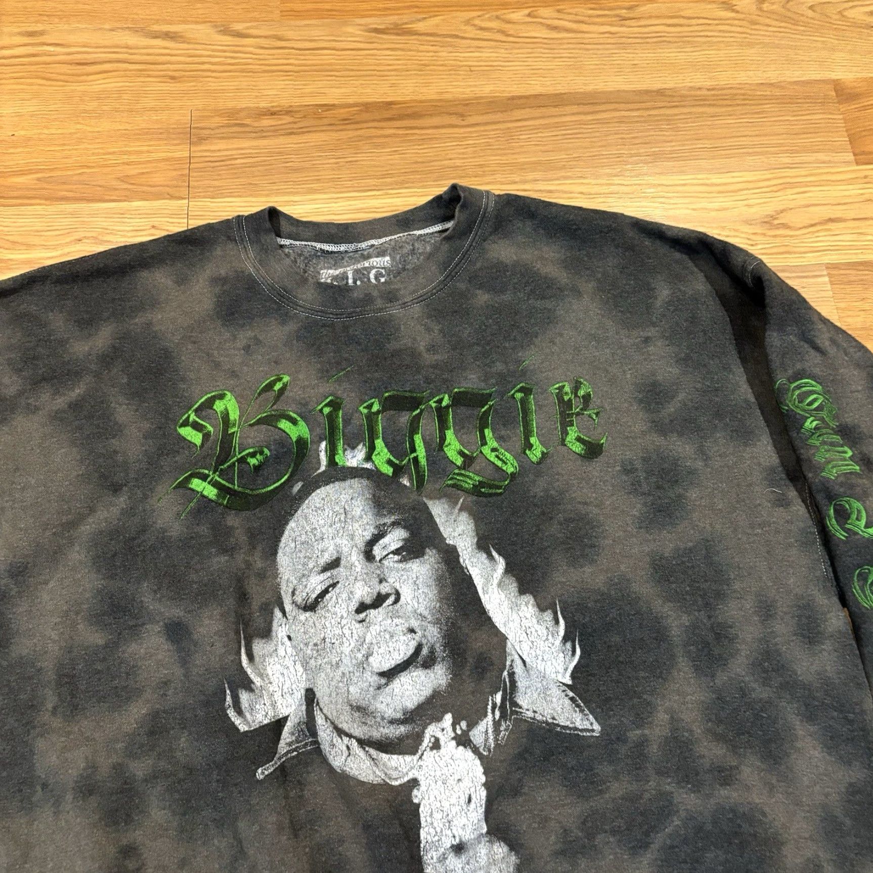 Urban Outfitters Urban Outfitters Notorious BIG BIGGIE Oversized Tie Dye Sweatshirt Size S/M Size US S / EU 44-46 / 1 - 6 Thumbnail