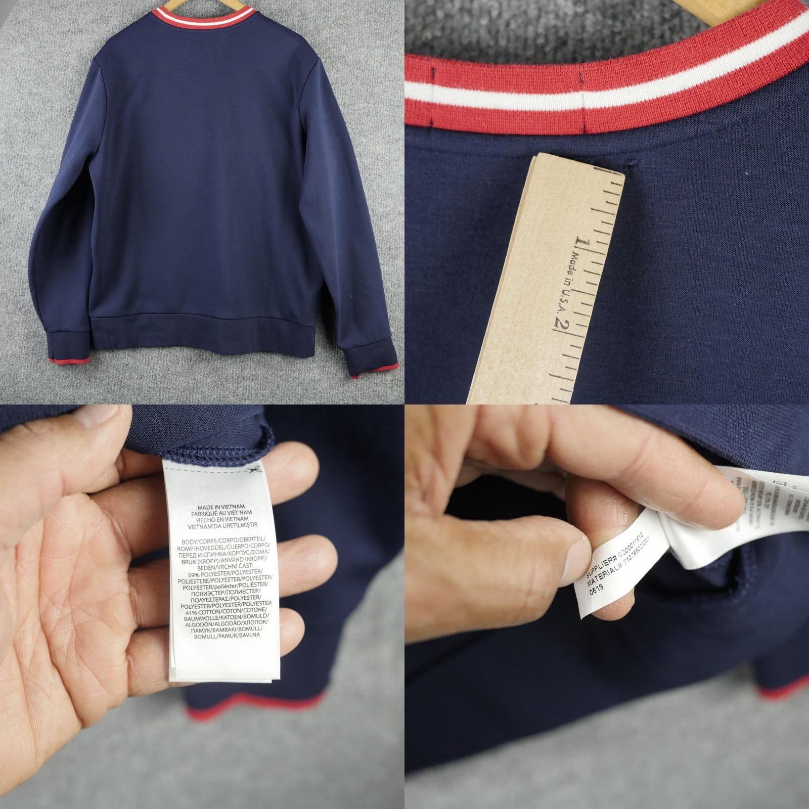 Polo Ralph Lauren Polo Ralph Lauren Sweatshirt Mens L Blue Crewneck Pullover Graphic Print Logo Casual Size US L / EU 52-54 / 3 - 8 Thumbnail