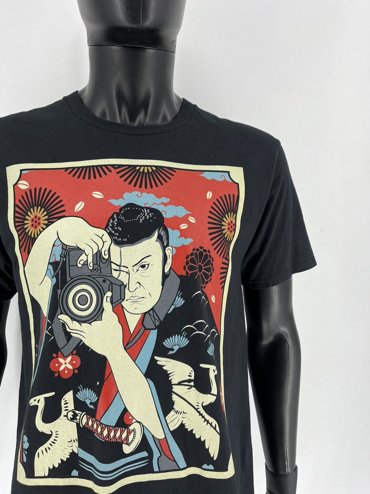 Anime × Vintage Vintage Y2K Photographer Anima Face Tee Art Streetwear Size US L / EU 52-54 / 3 - 7 Thumbnail
