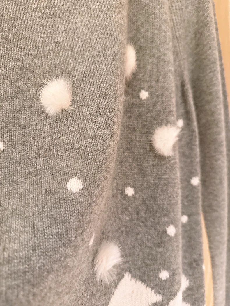Loro Piana LORO PIANA Snowflake cashmere sweater Size L / US 10 / IT 46 - 3 Thumbnail
