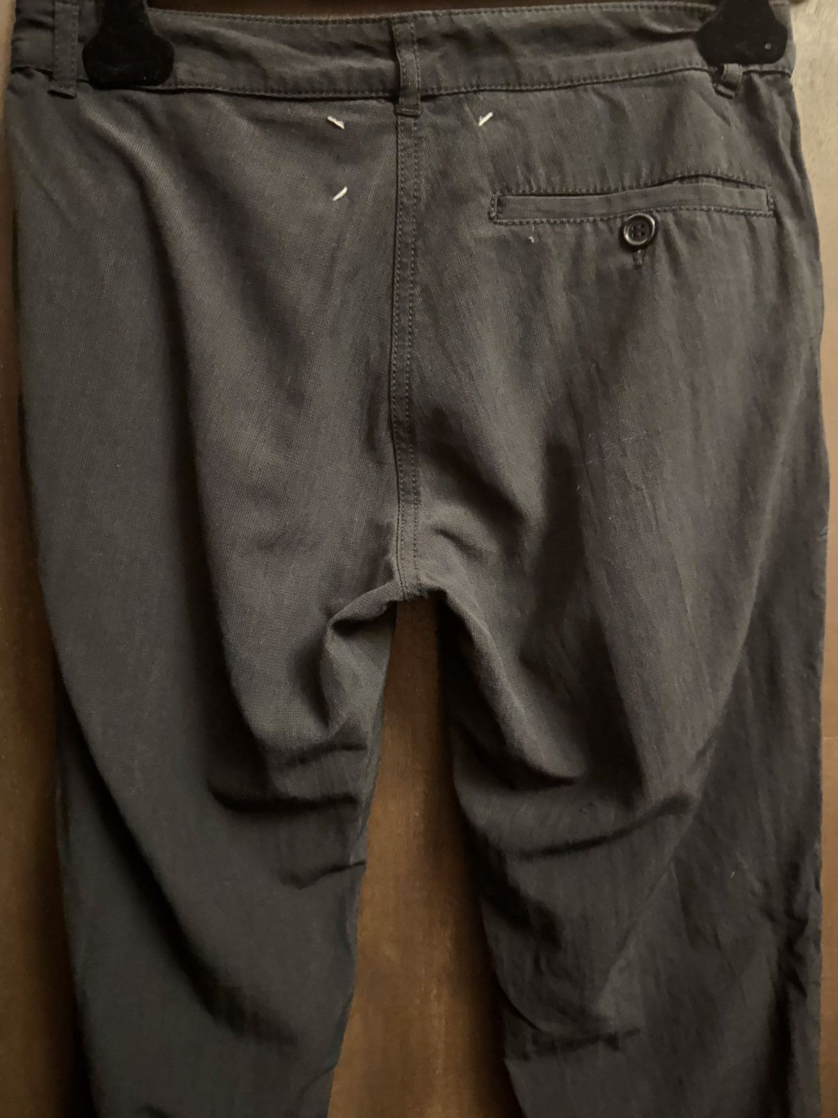Maison Margiela margiela vintage black wool silk pants 30 it wo Size 27" / US 4 / IT 40 - 6 Thumbnail