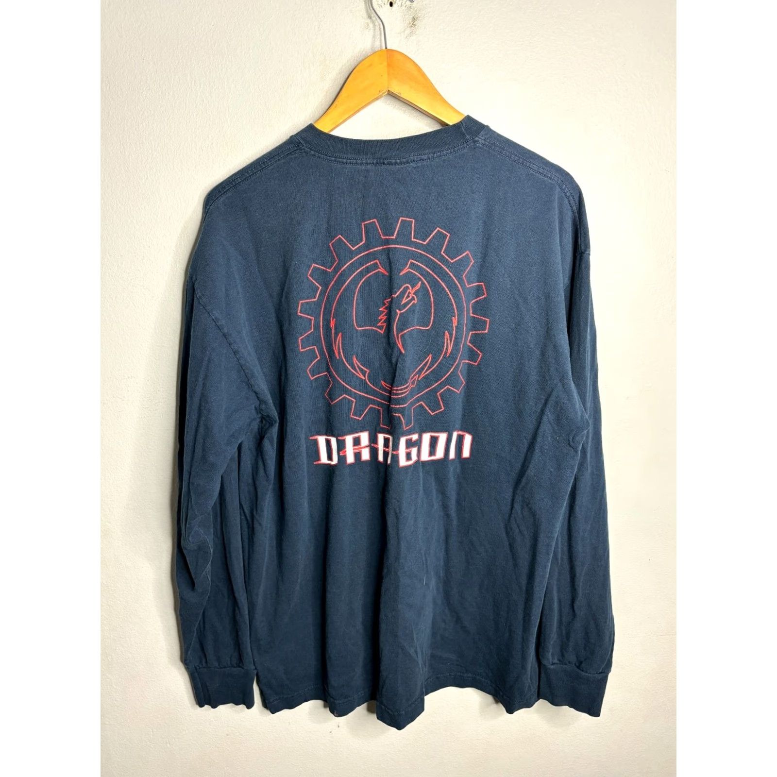Vintage VINTAGE Dragon Alliance Blue Graphic Crew Long Sleeve T-Shirt Mens XL 1726 Size US XL / EU 56 / 4 - 4 Thumbnail