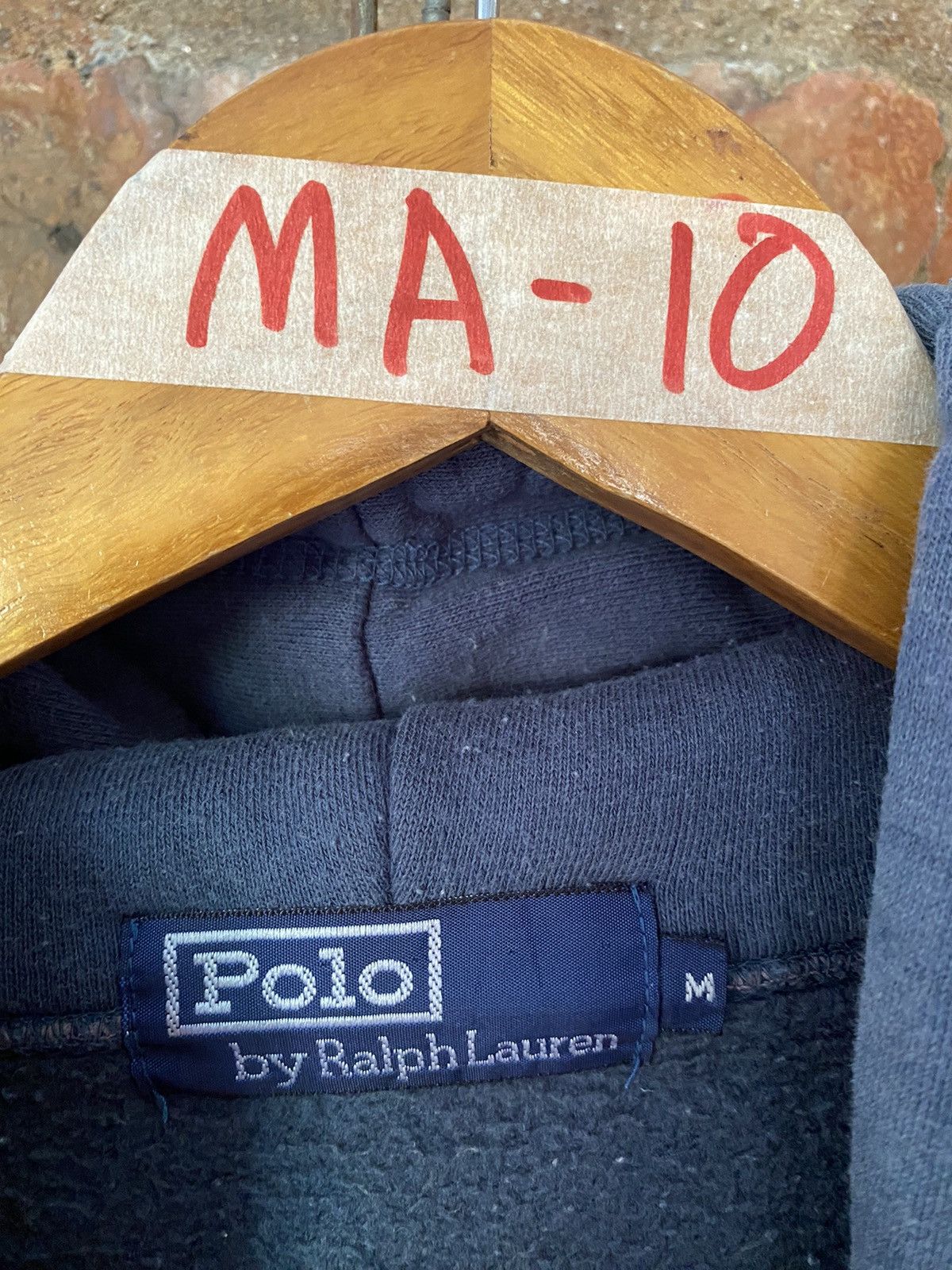 Polo Ralph Lauren 1990s Polo K swiss hoodie Size US M / EU 48-50 / 2 - 9 Thumbnail