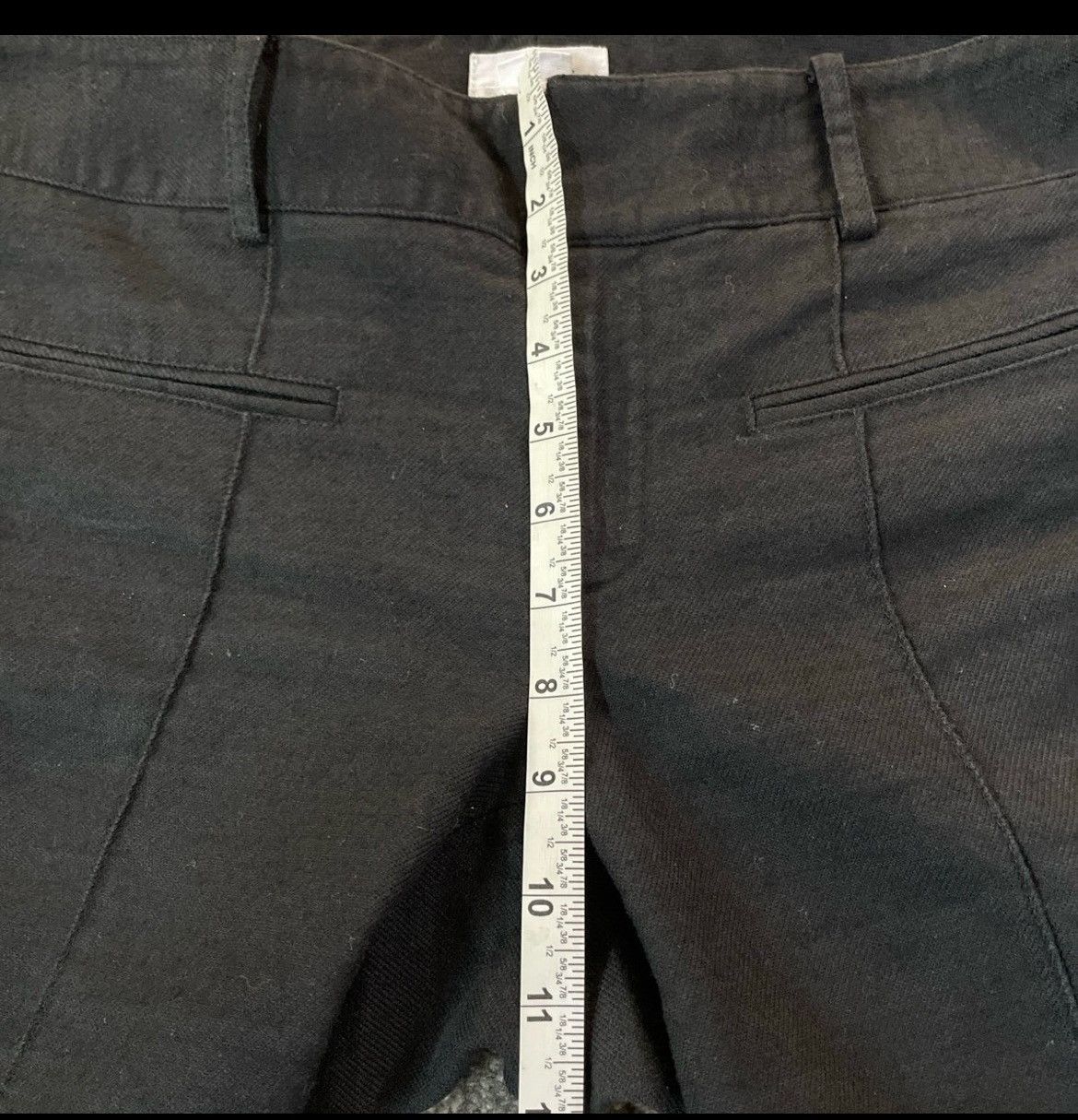 Helmut Lang Helmut Lang Womens Size 8 Black Straight front pants Size 30" / US 8 / IT 44 - 8 Thumbnail