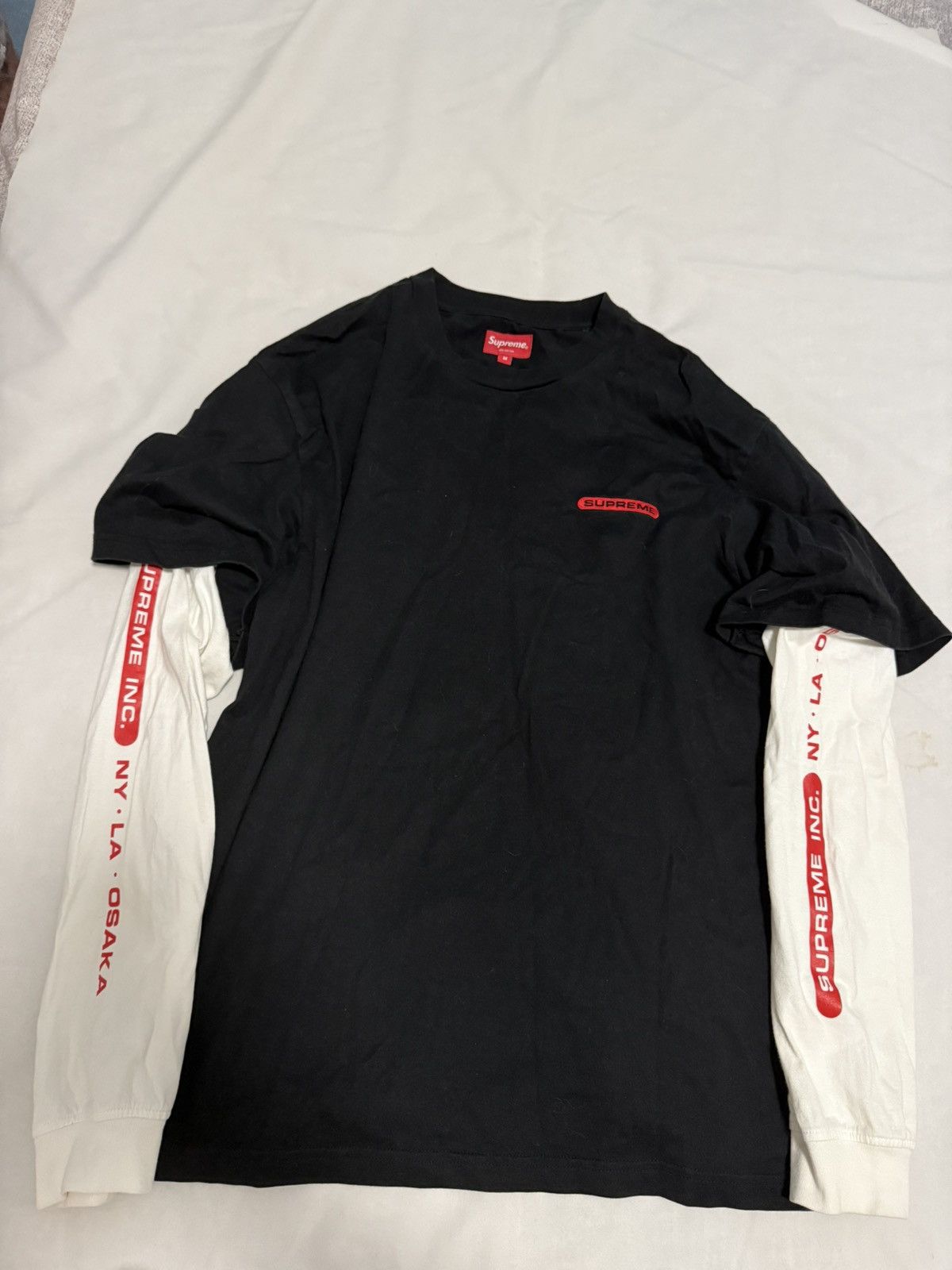 Supreme Supreme Paneled Piping L/S Top Tan - 25SS | Grailed