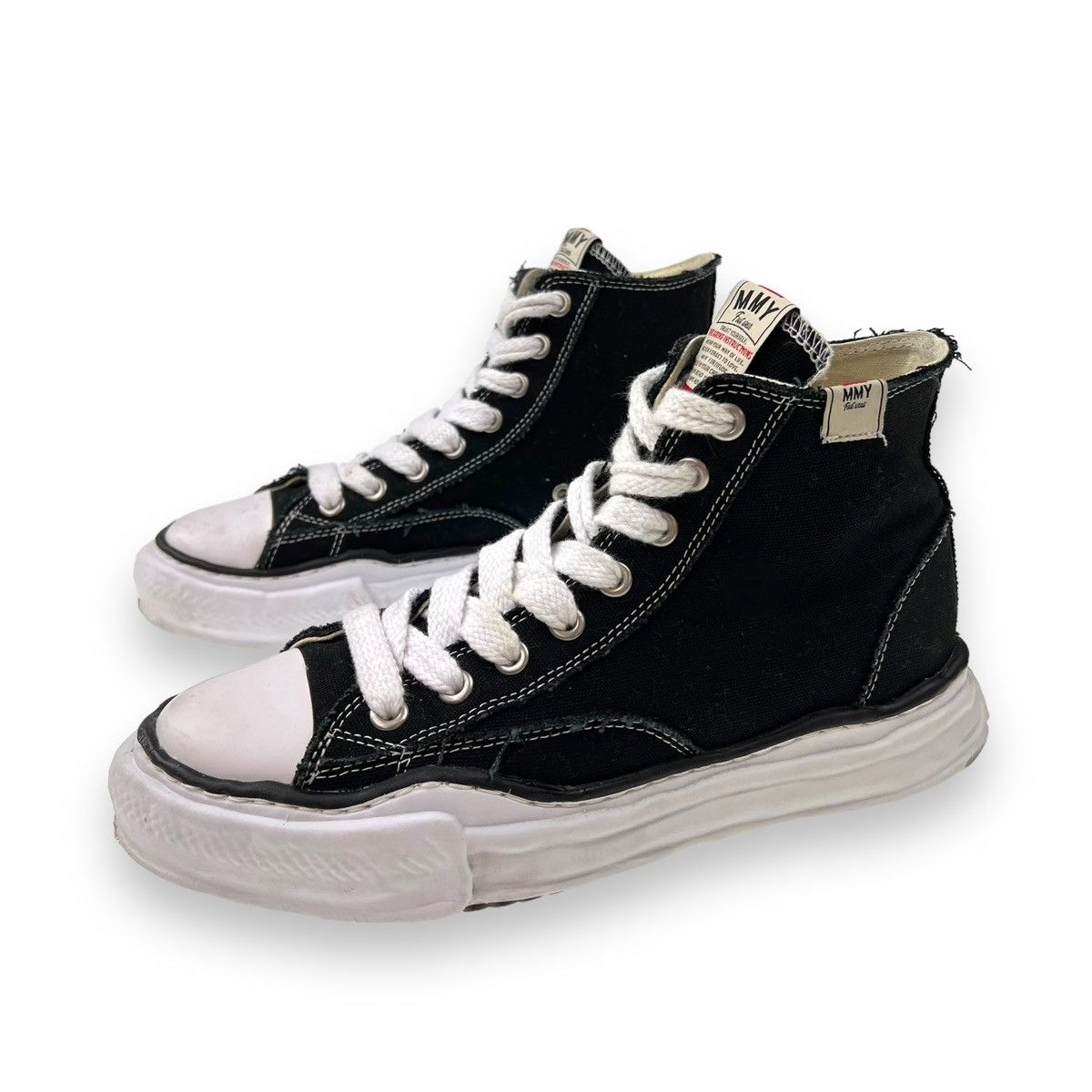 Maison MIHARA YASUHIRO Maison Mihara Yasuhiro Peterson High Black White Size US 10 / EU 43 - 1 Thumbnail