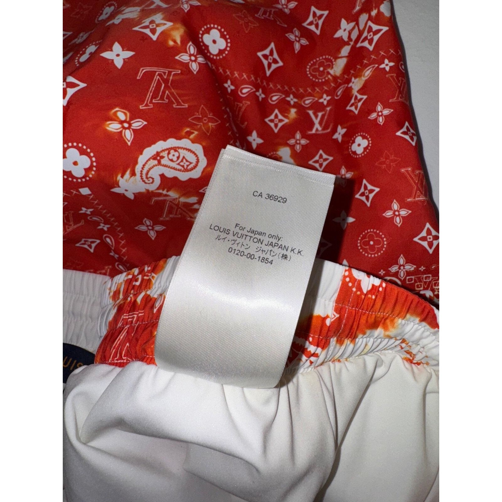 Louis Vuitton Louis Vuitton Bandana Orange LV Monogram Logo Swimming Size US 34 / EU 50 - 13 Thumbnail