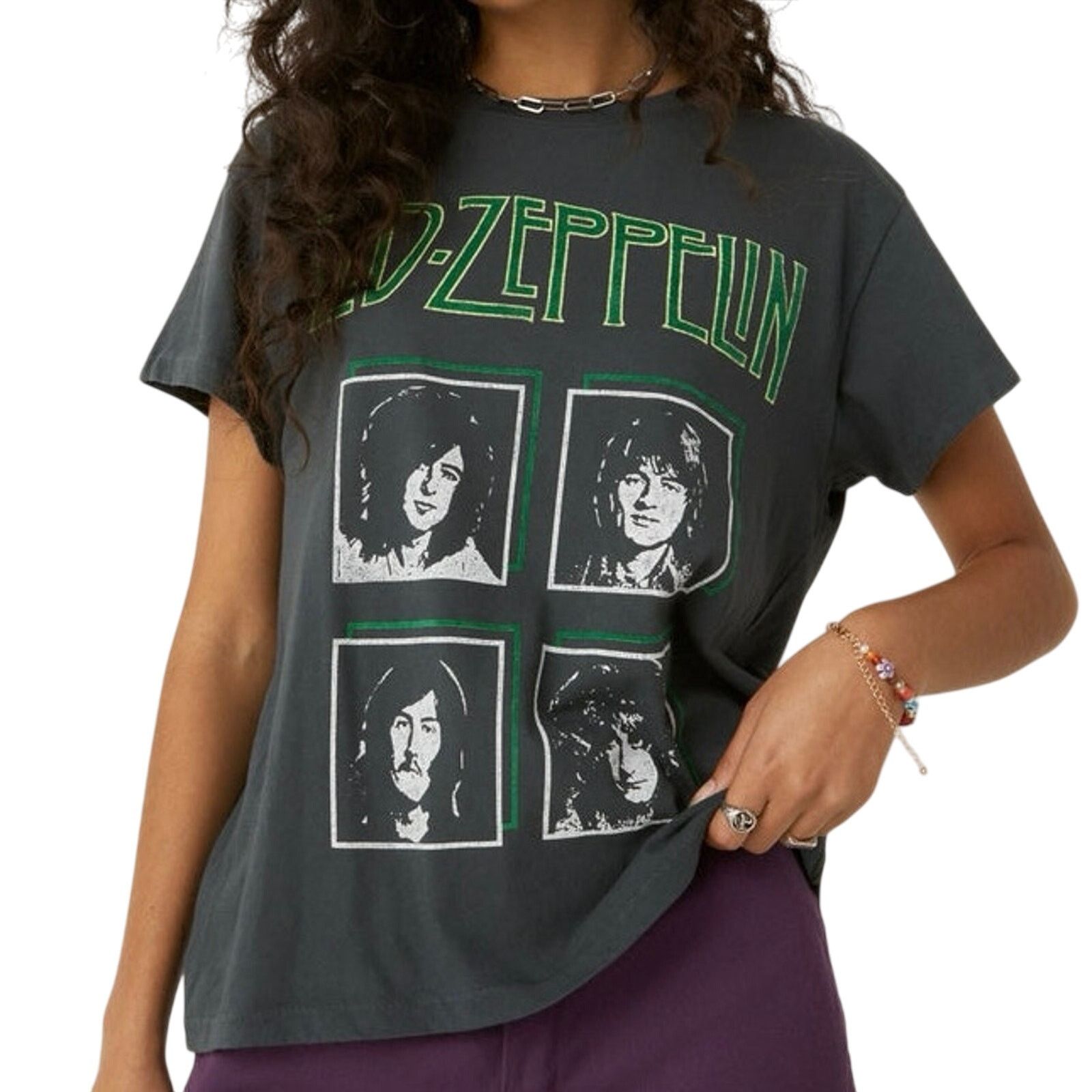 Anthropologie LETLUV Led Zeppelin Graphic Tee, Size XL New without Tag Size XL / US 12-14 / IT 48-50 - 6 Thumbnail