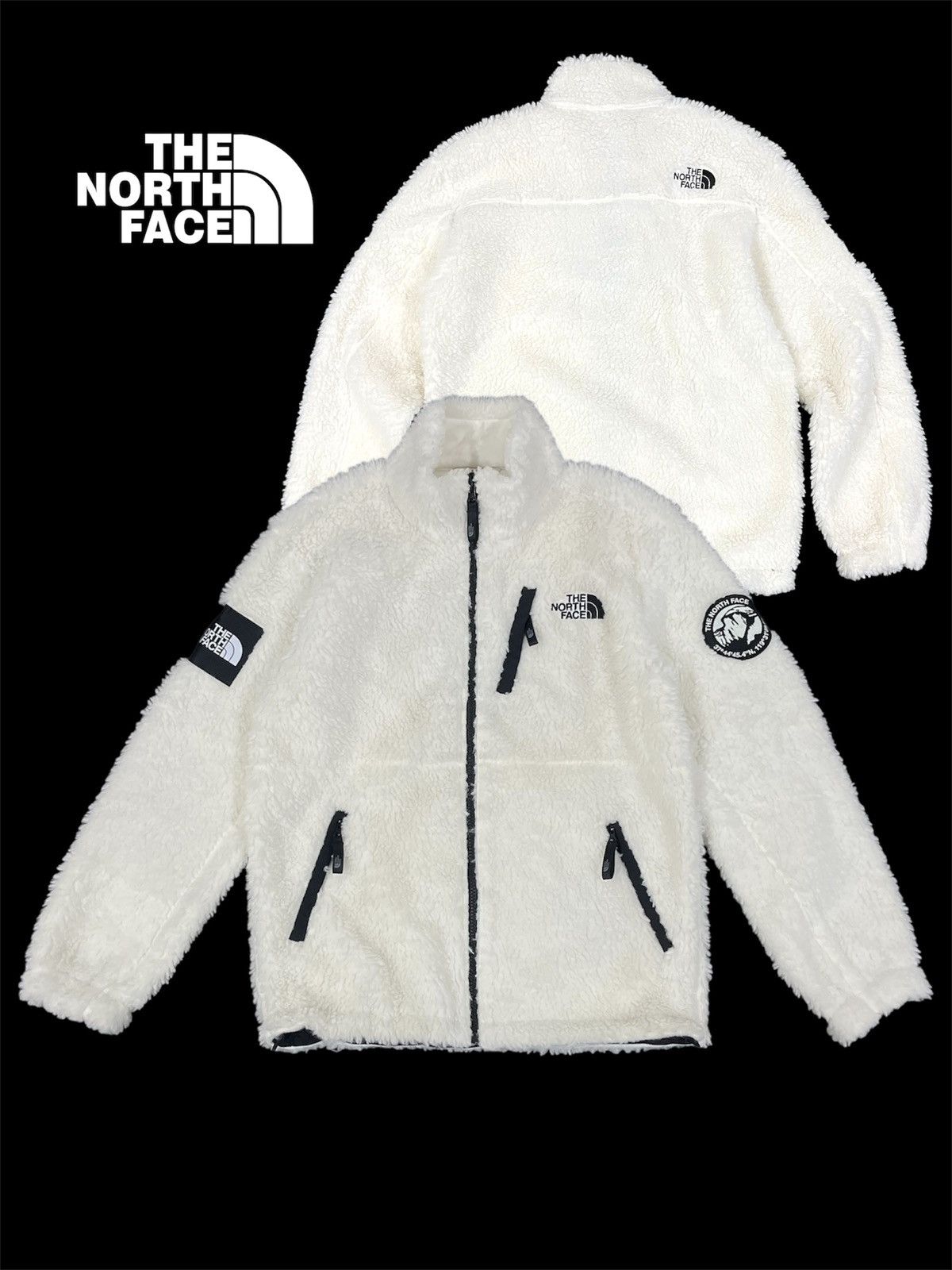 The North Face Fleece White Enbroidery Logo Size S