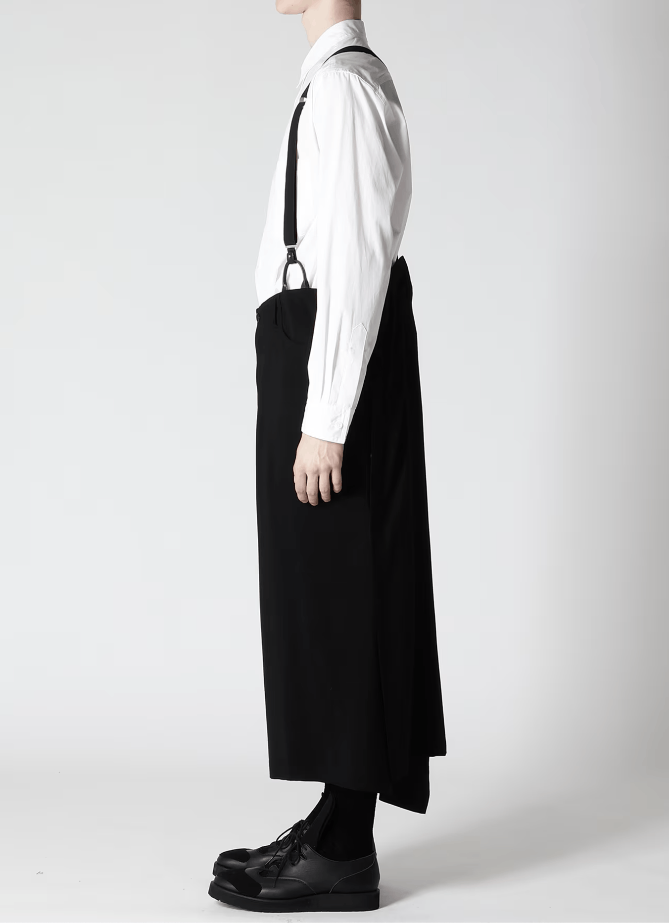 Yohji Yamamoto Yohji Yamamoto Pour Homme W/GABARDINE RIGHT SIDE VENTS SKIRT Size US 32 / EU 48 - 8 Thumbnail