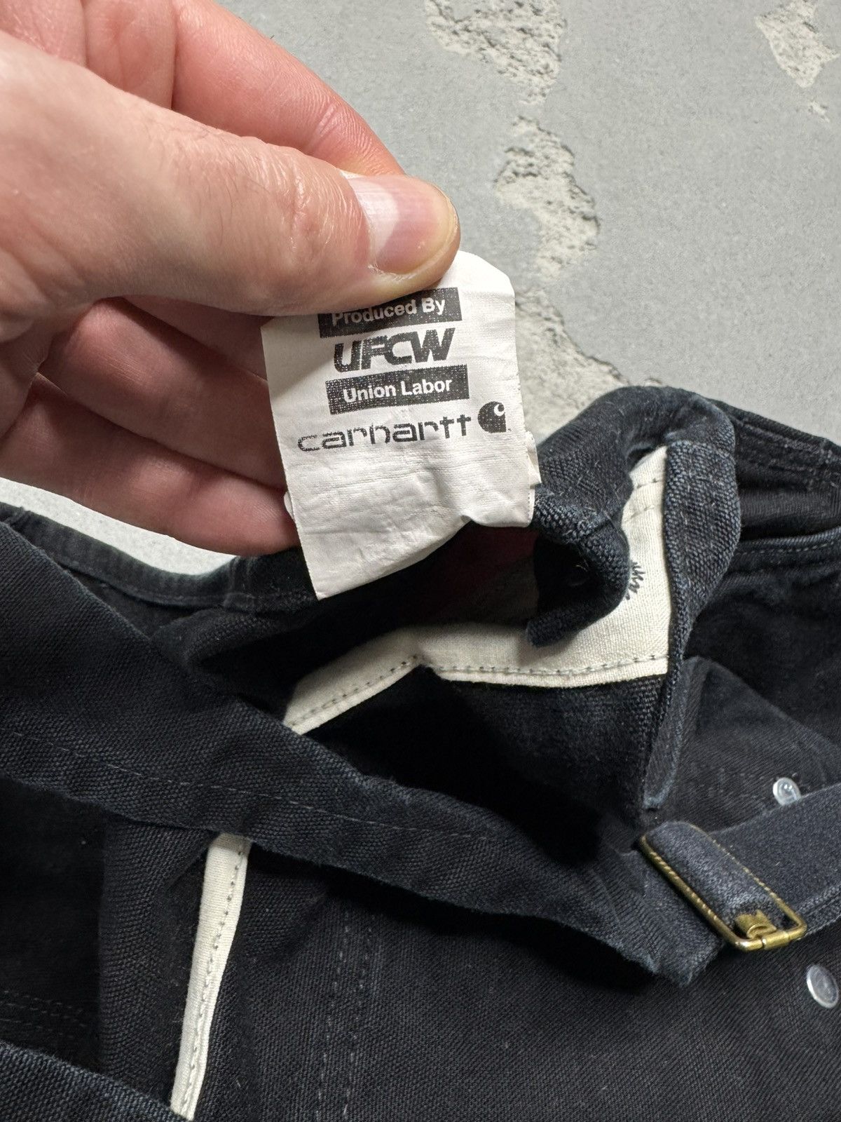 Carhartt × Vintage Vintage Carhartt Overalls Black Size US 36 / EU 52 - 5 Thumbnail