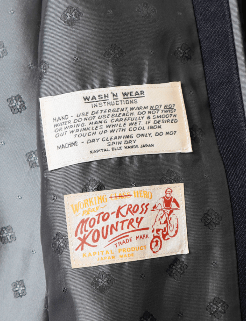 Kapital Wool Serge Todoterreno Drizzler Suit JKT Size US XL / EU 56 / 4 - 9 Thumbnail