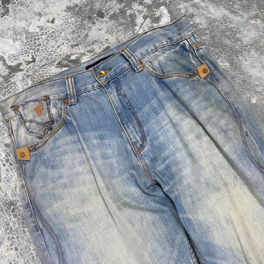 JNCO 2000s Studded Rocawear JNCO Jeans Styled y2k Baggy Jeans Size US 36 / EU 52 - 5 Thumbnail